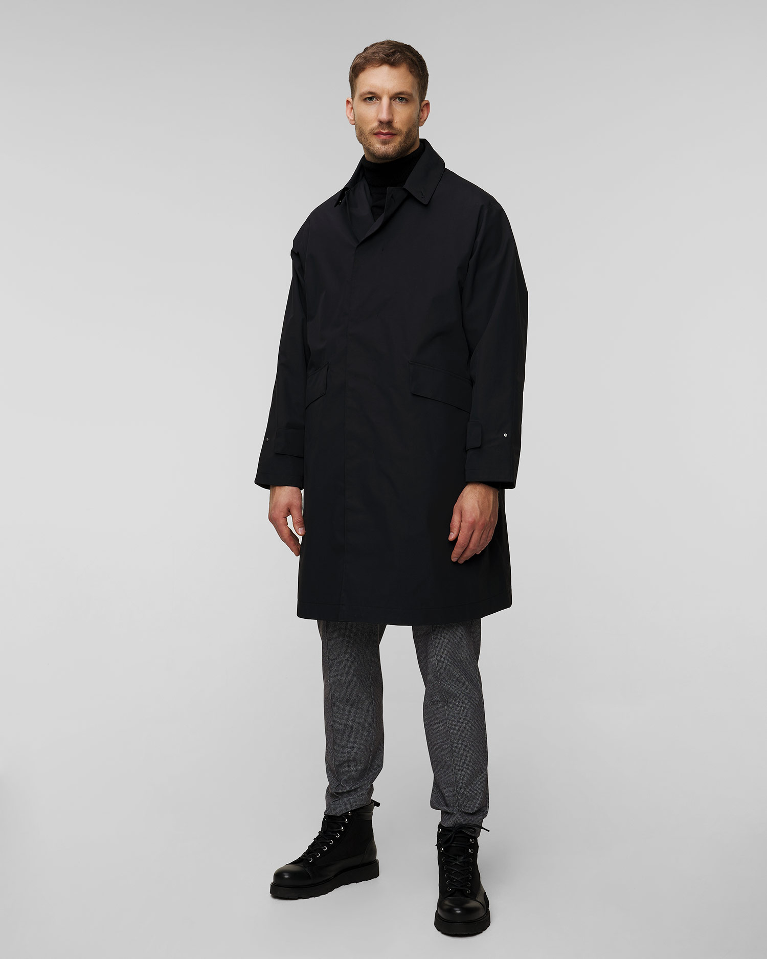 Pardesiu pentru bărbați Goldwin Windstopper by Gore-Tex Labs negru