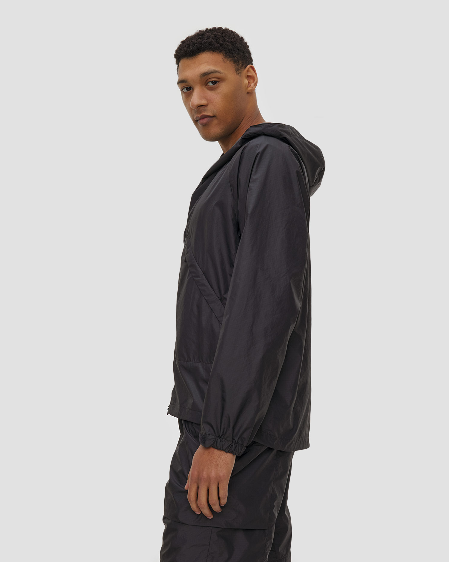 Černá pánská bunda Goldwin Rip-Stop Hooded Jacket