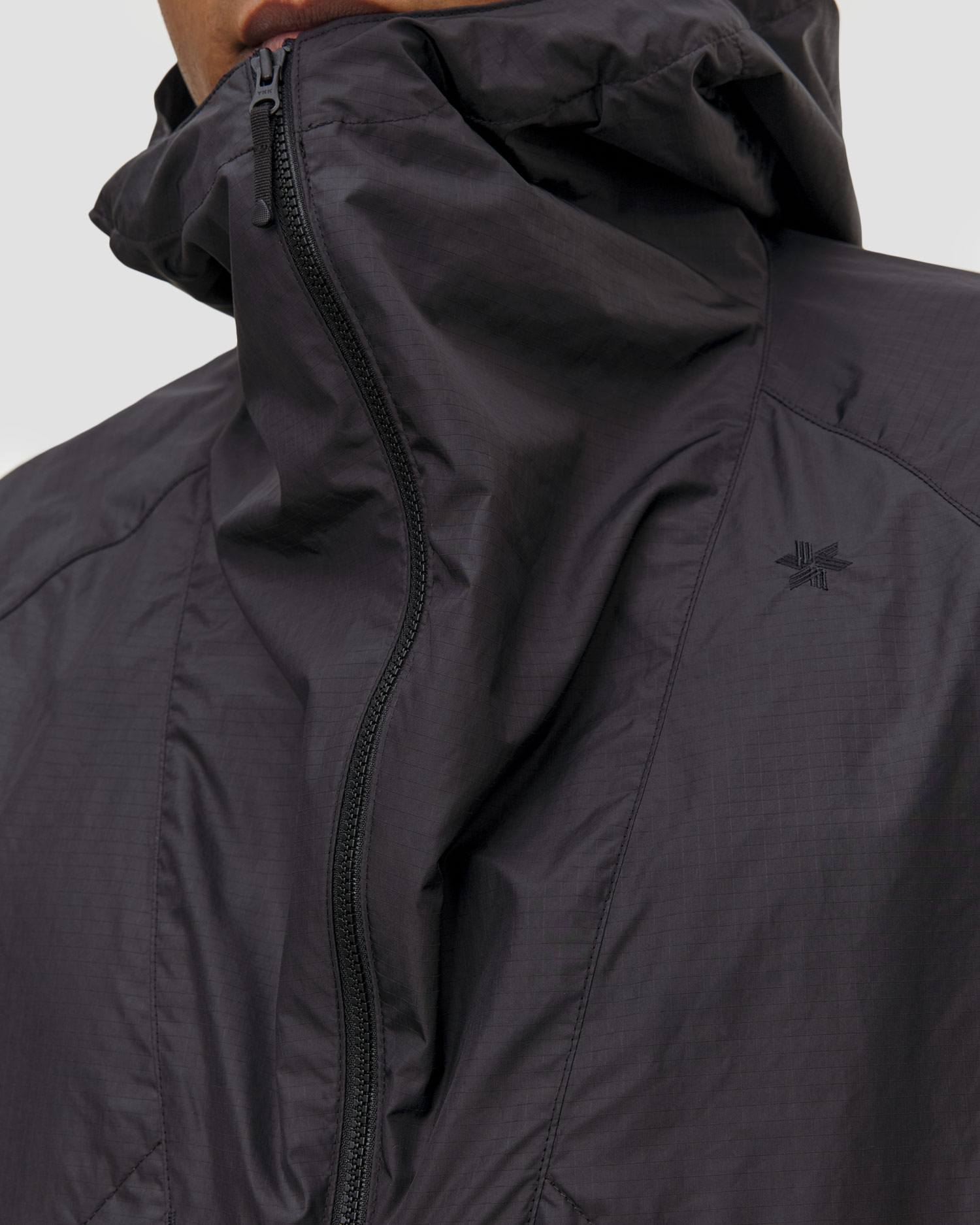 Černá pánská bunda Goldwin Rip-Stop Hooded Jacket