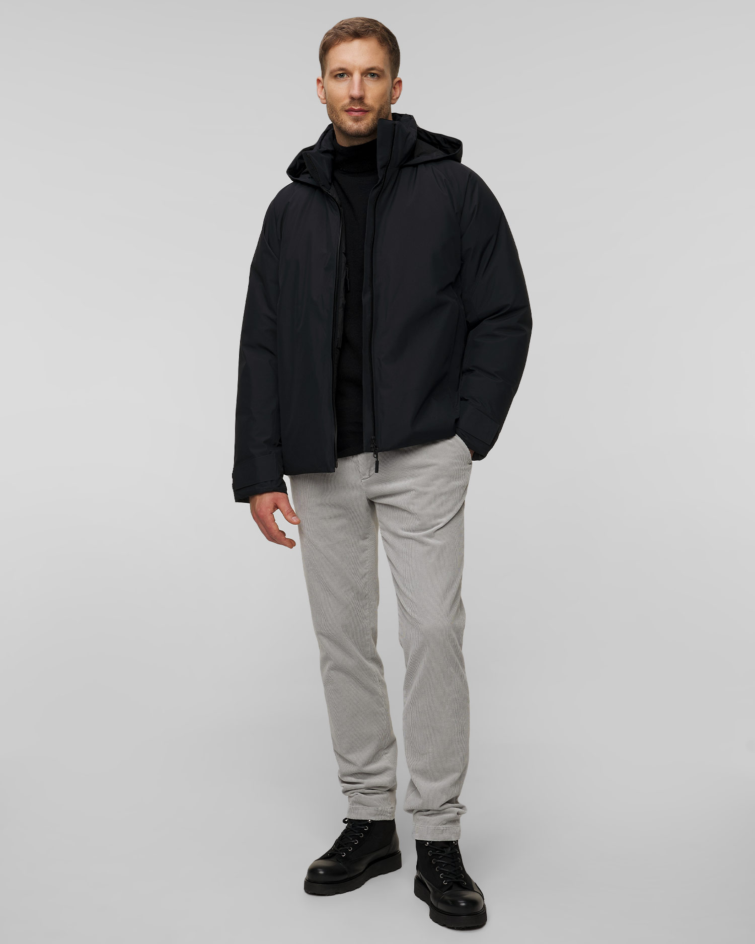 Geacă impermeabilă pentru bărbați Goldwin Gore-Tex 900FP neagră