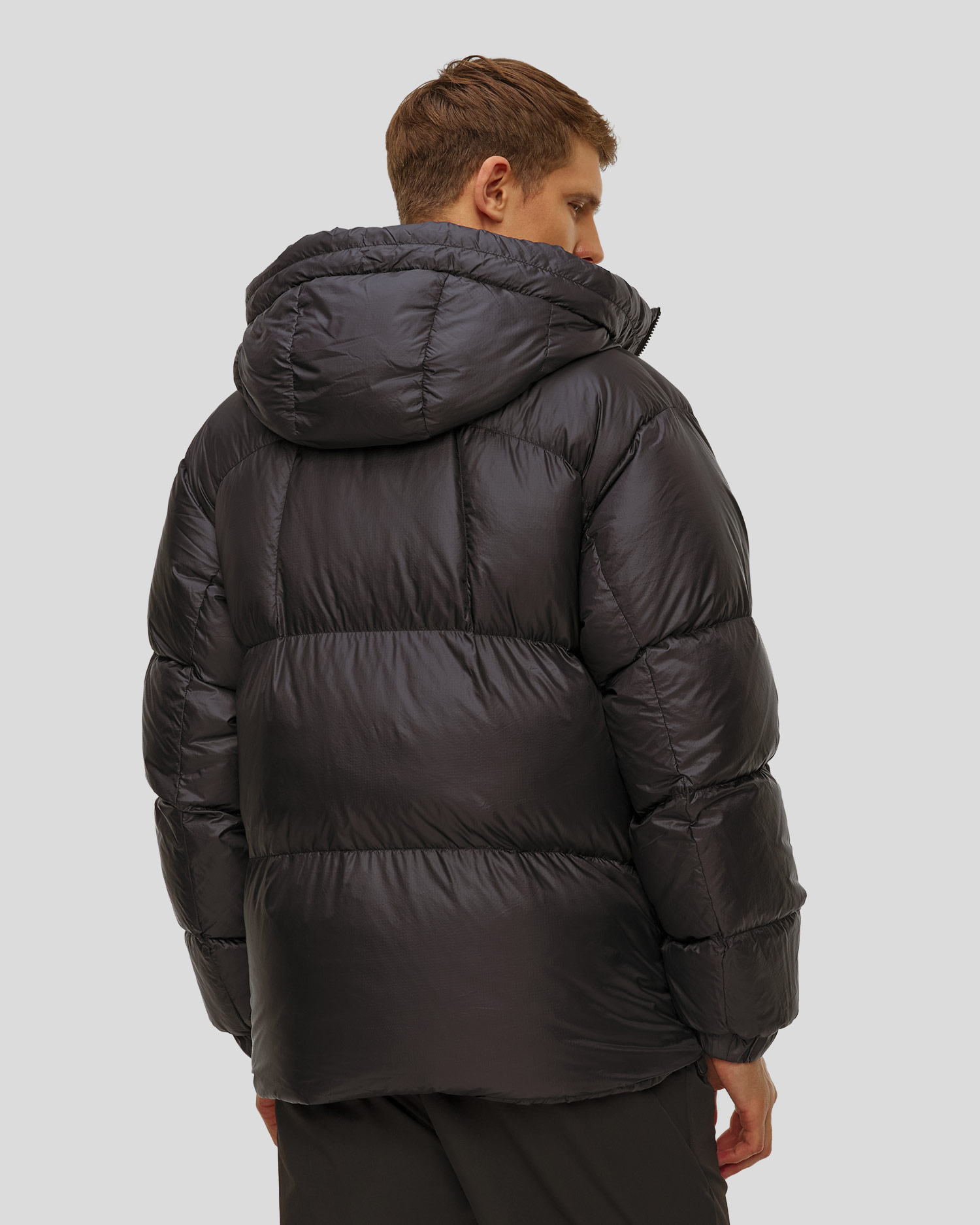 Parka de puf pentru bărbați Goldwin Pertex Quantum Down neagră