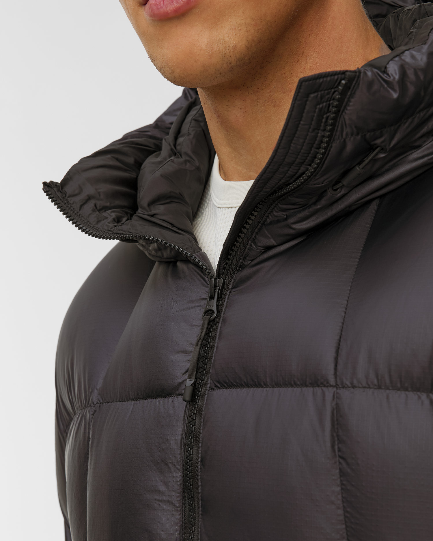 Parka de puf pentru bărbați Goldwin Pertex Quantum Down neagră