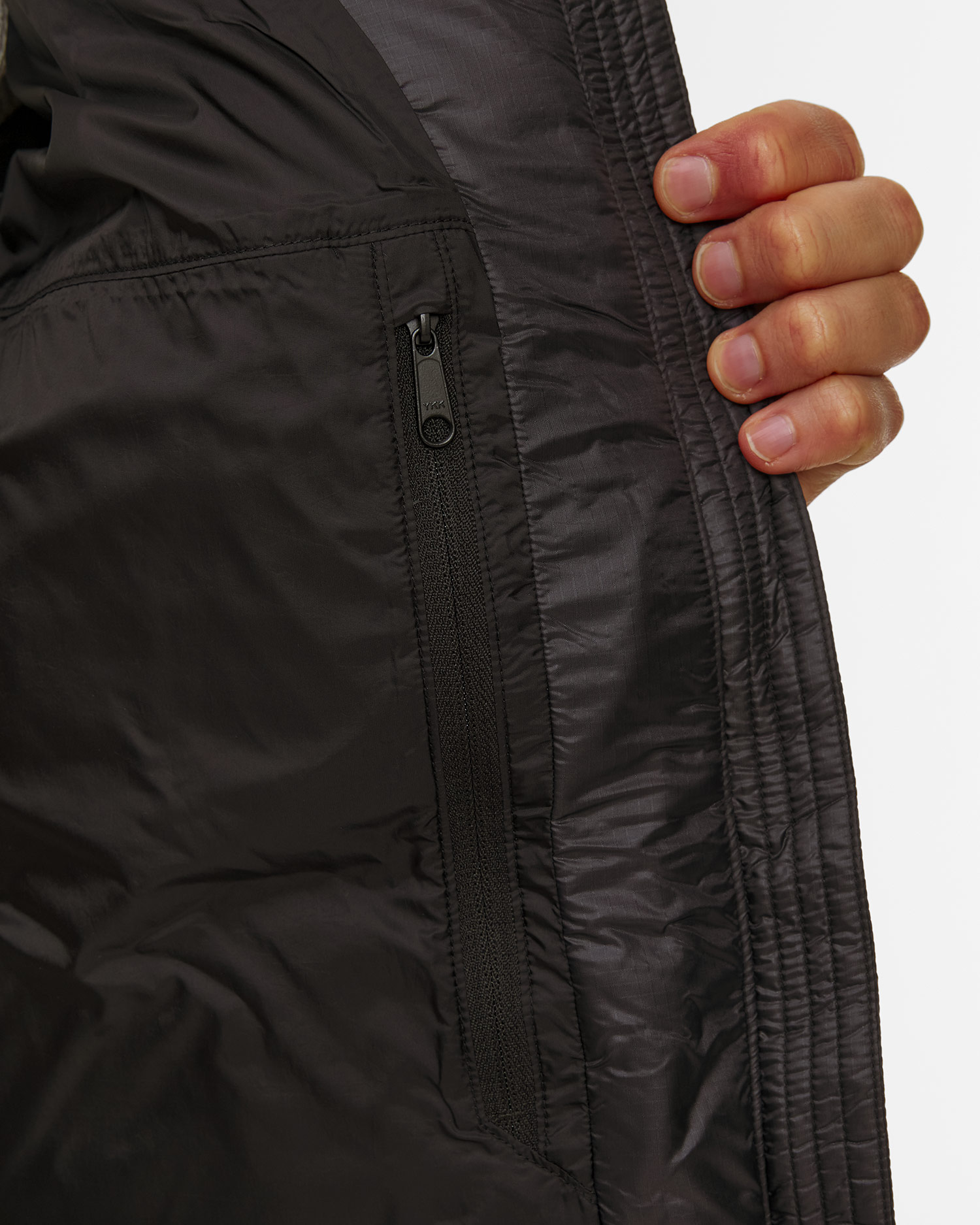 Parka de puf pentru bărbați Goldwin Pertex Quantum Down neagră