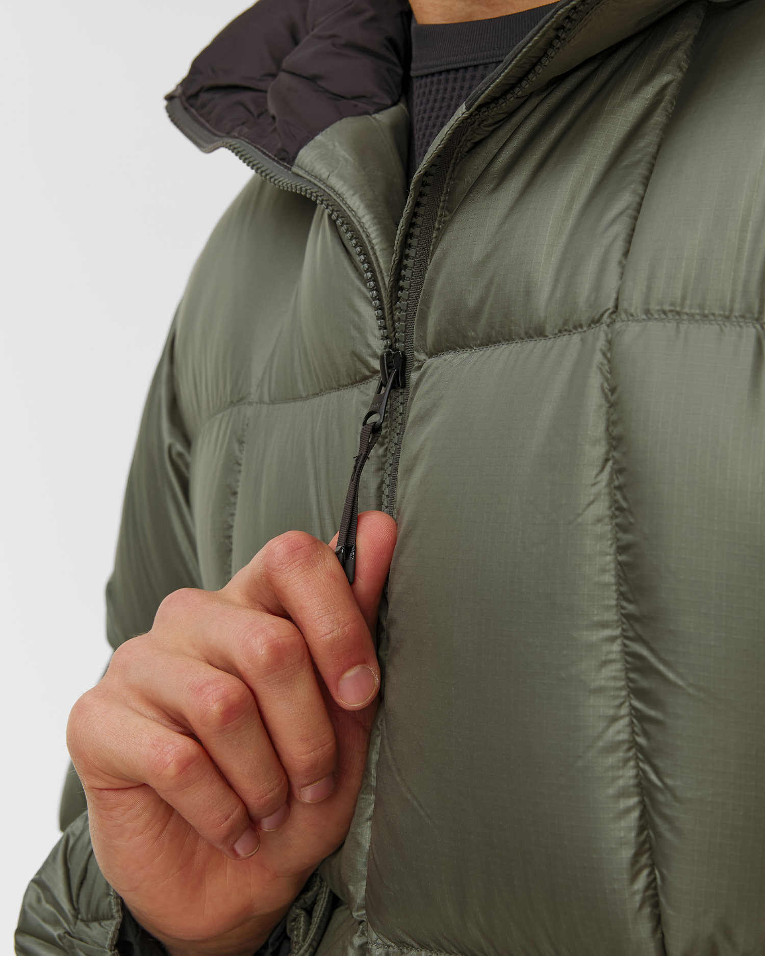 Parka din puf pentru bărbați Goldwin Pertex Quantum Down gri
