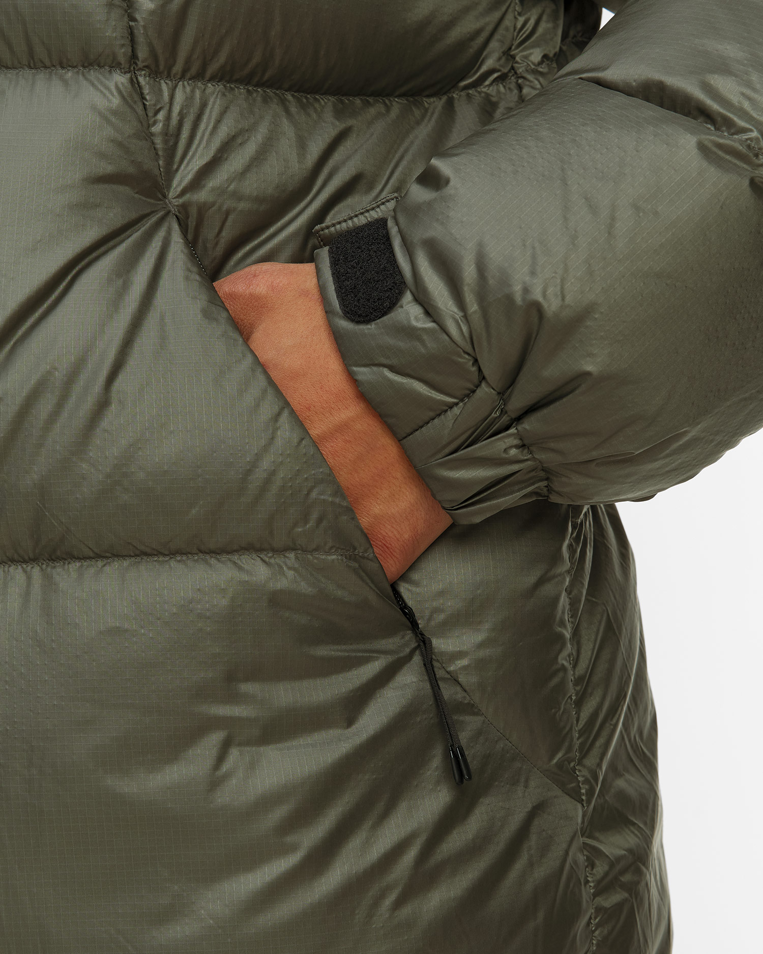 Parka din puf pentru bărbați Goldwin Pertex Quantum Down gri