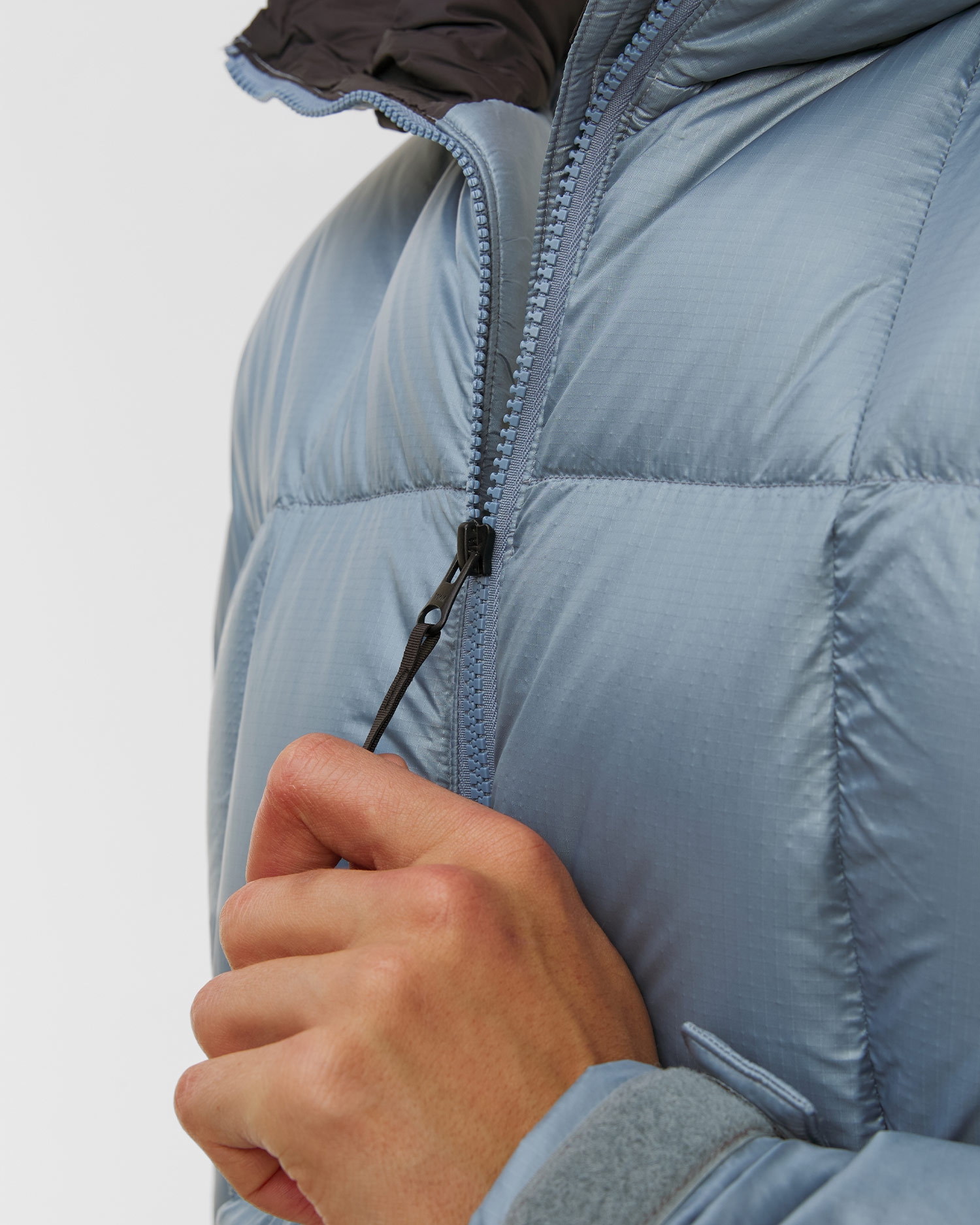 Parka de puf pentru bărbați Goldwin Pertex Quantum Down albastră