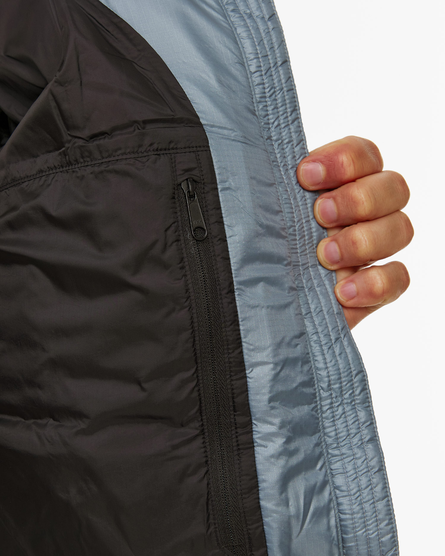 Parka de puf pentru bărbați Goldwin Pertex Quantum Down albastră