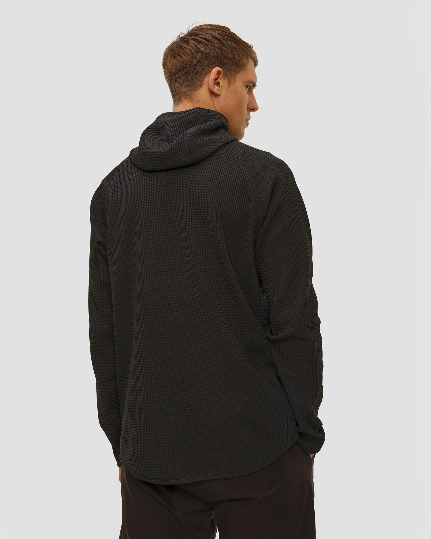 Hanorac pentru bărbați Goldwin WF Light L/S Hoodie negru