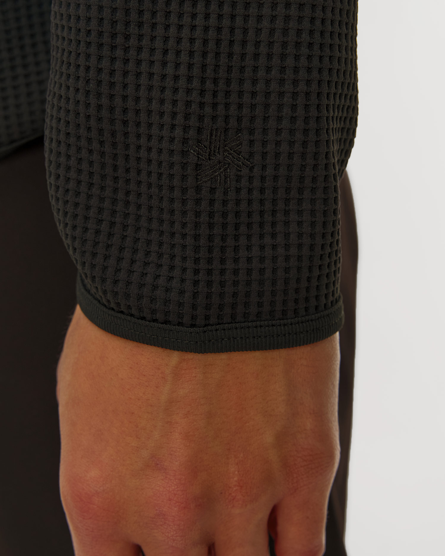 Hanorac pentru bărbați Goldwin WF Light L/S Hoodie negru