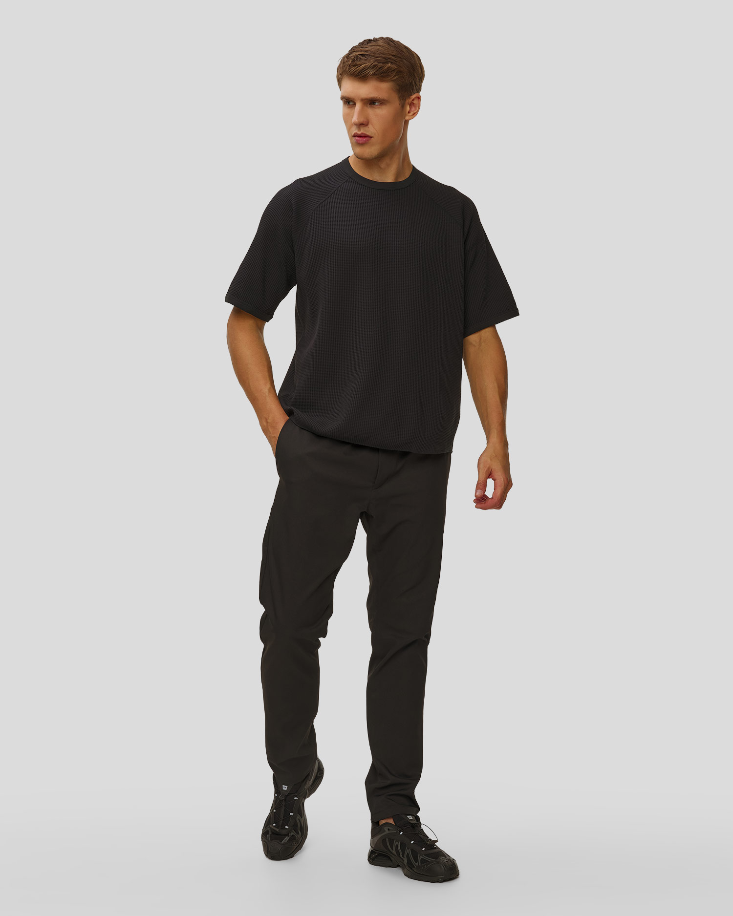 Tricou pentru bărbați Goldwin WF Light T-shirt negru