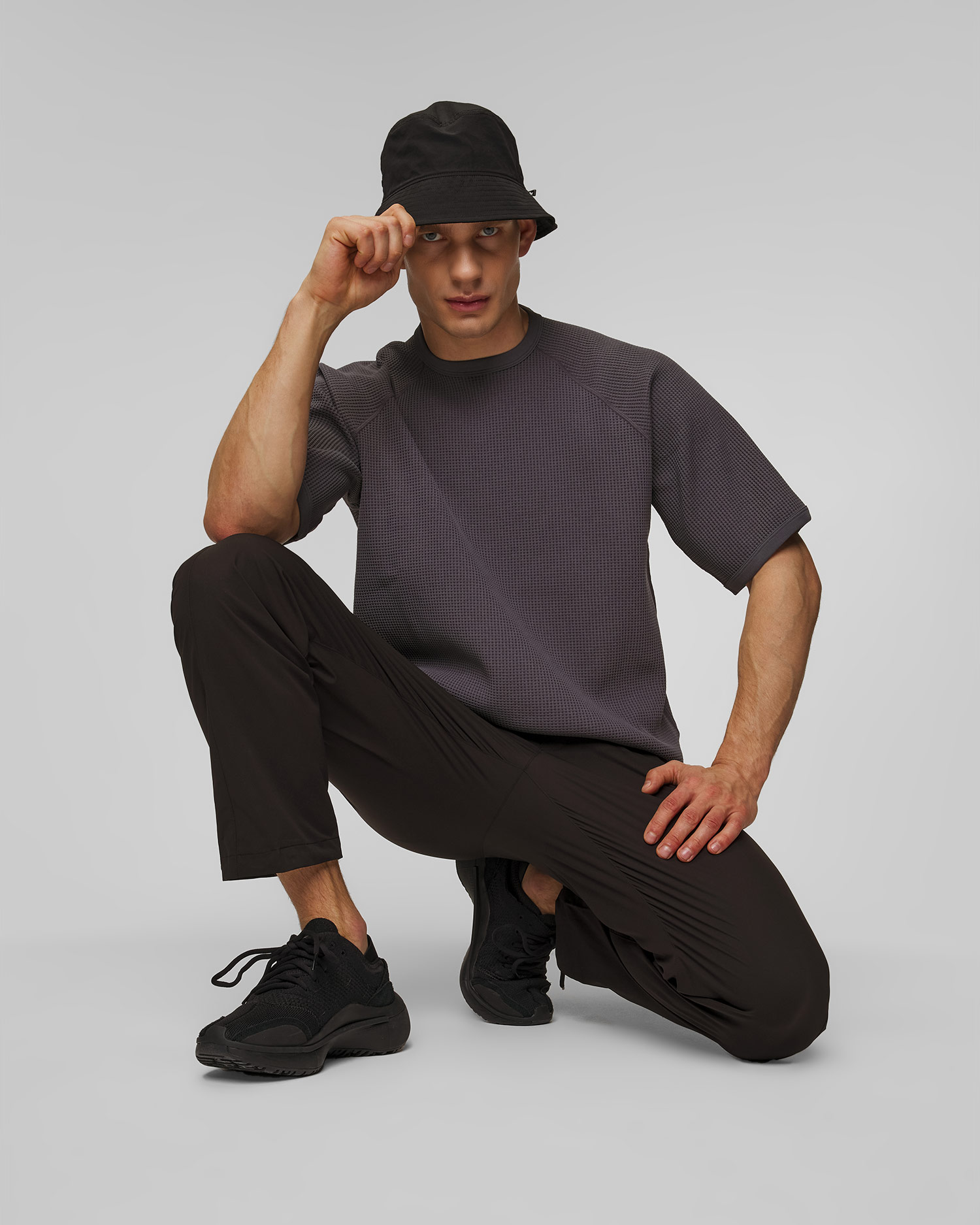T-shirt gris pour hommes Goldwin WF Light T-shirt