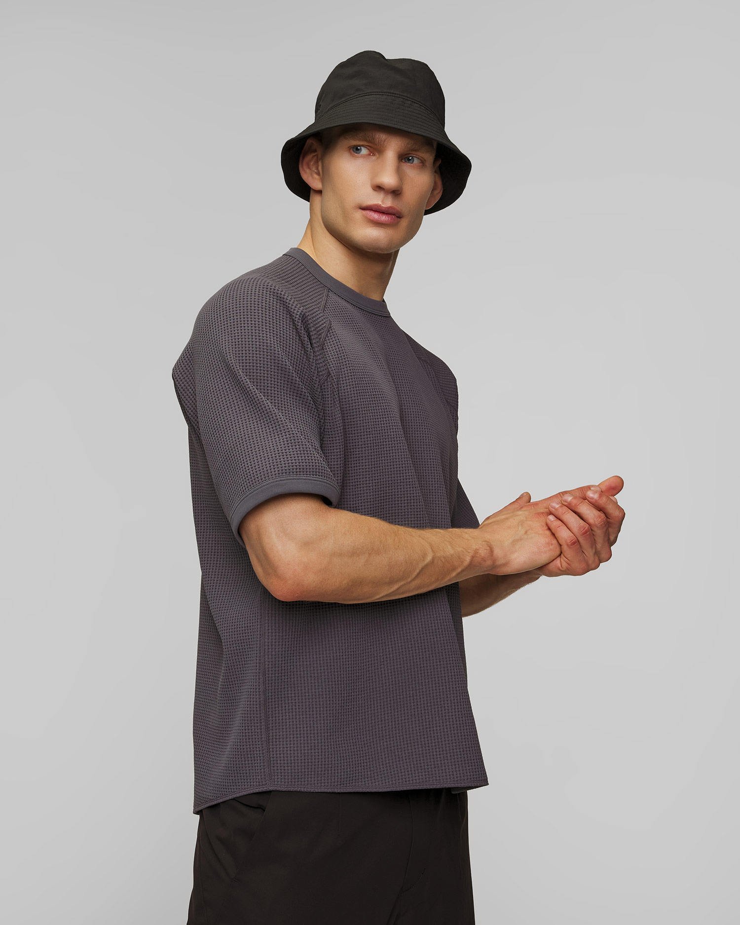 T-shirt gris pour hommes Goldwin WF Light T-shirt