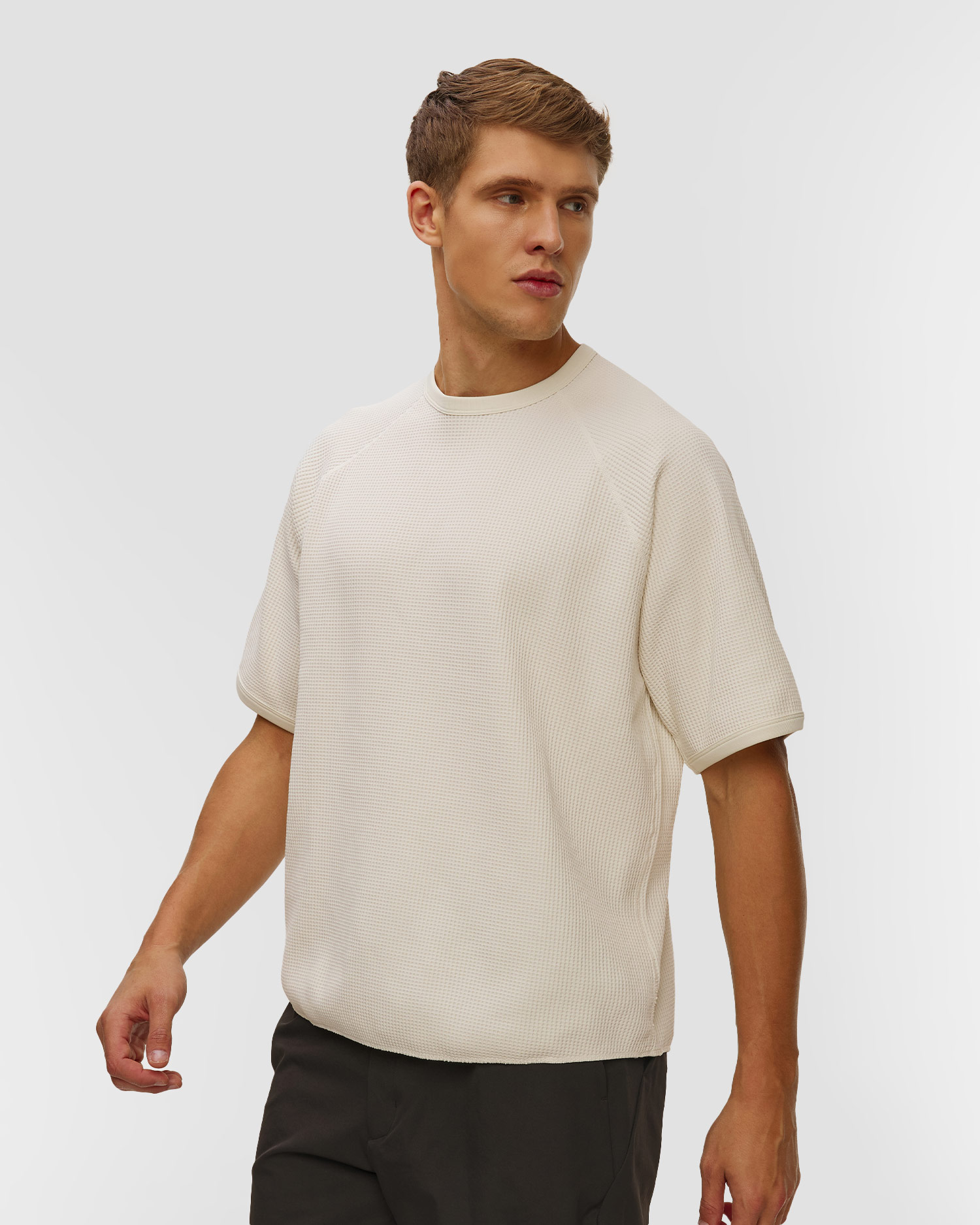 T-shirt beige pour hommes Goldwin WF Light T-shirt