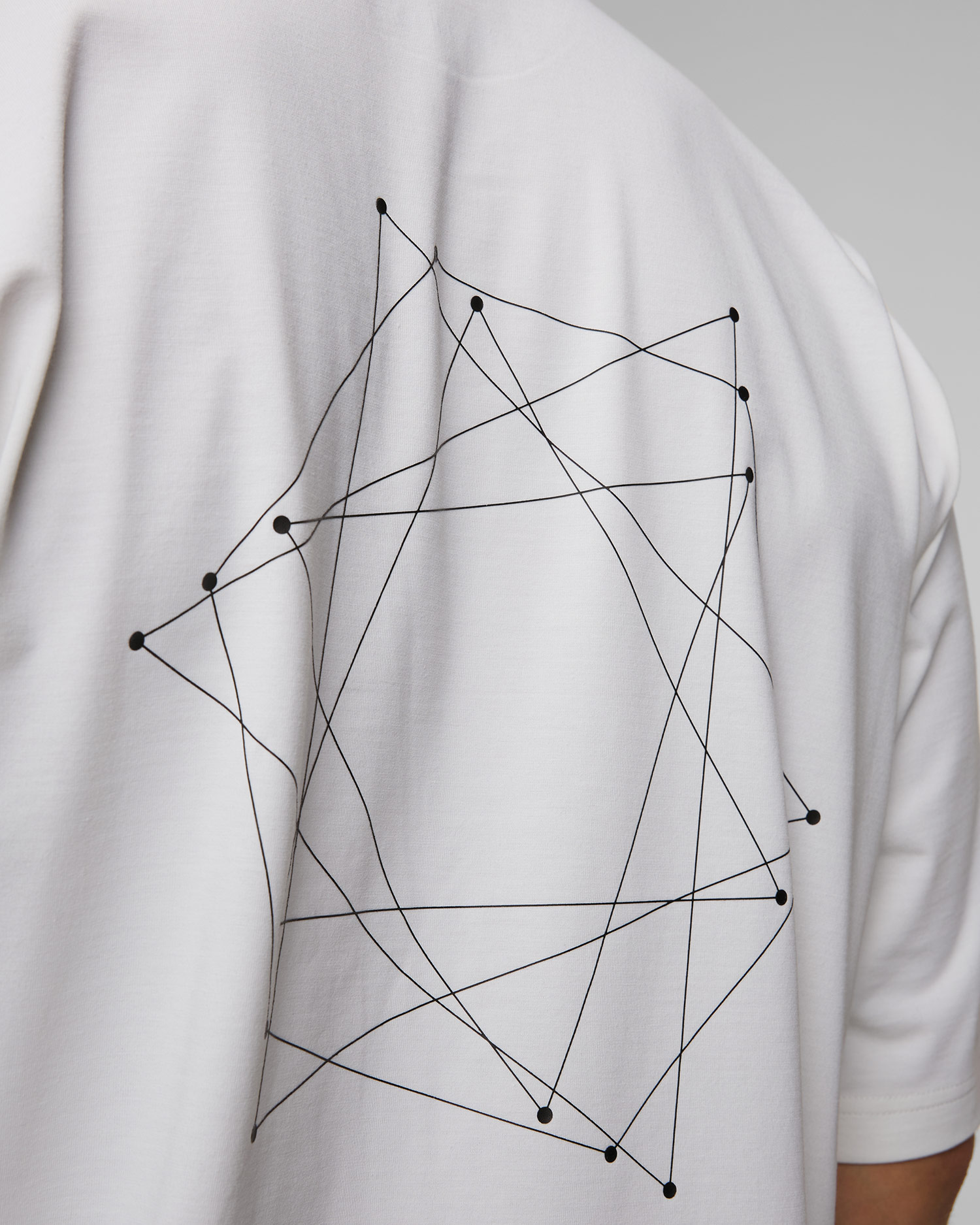 T-shirt blanc pour hommes Goldwin Graphic T-shirt