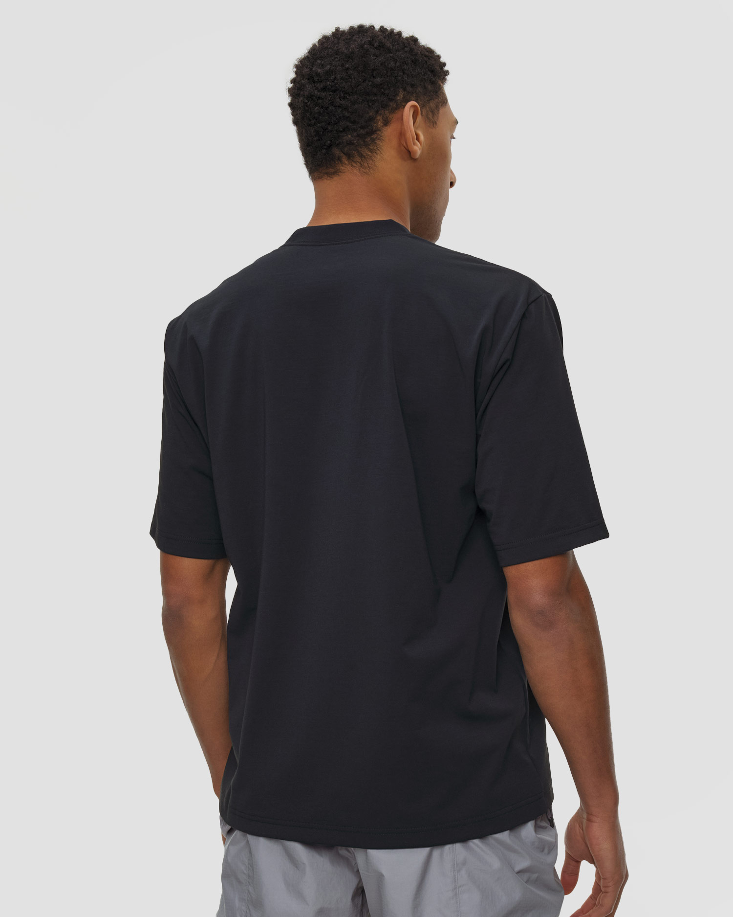 Pánské černé tričko Goldwin Oversized Pocket T-Shirt