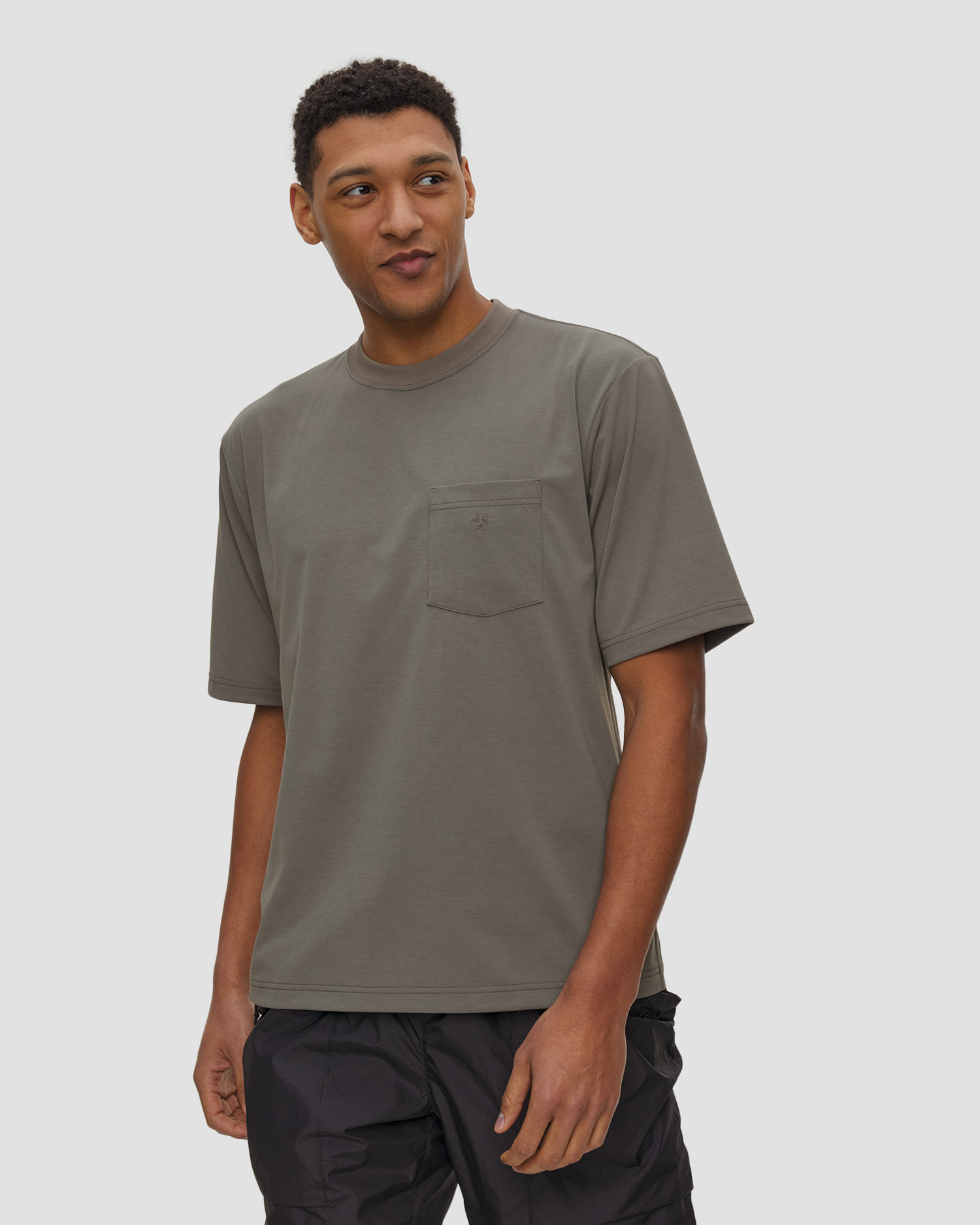 Pánské tričko Goldwin Oversized Pocket T-Shirt, Barva/Vzor: Beżowy