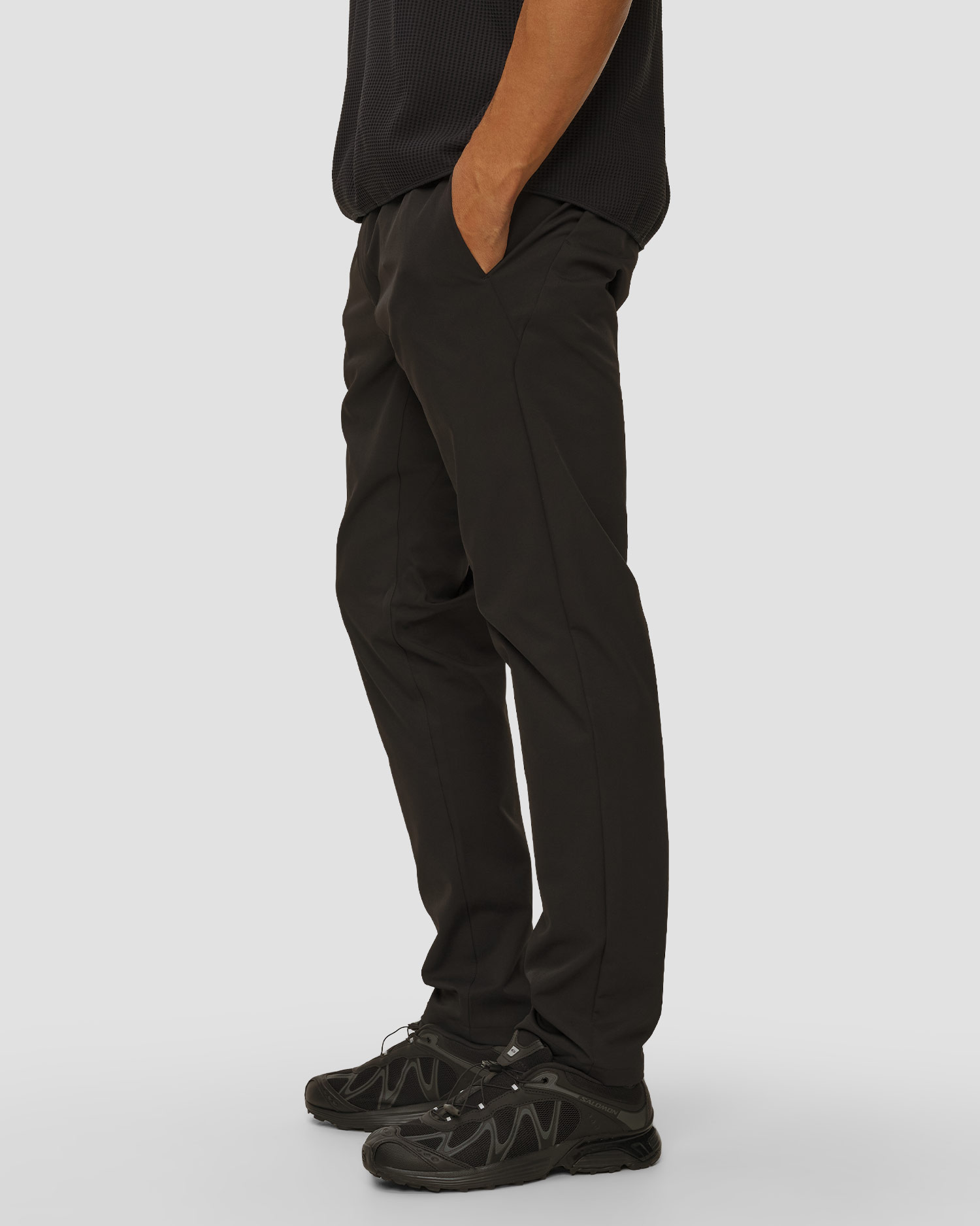 Pantaloni pentru bărbaț Goldwin Slim Tapered Stretch Pants negri