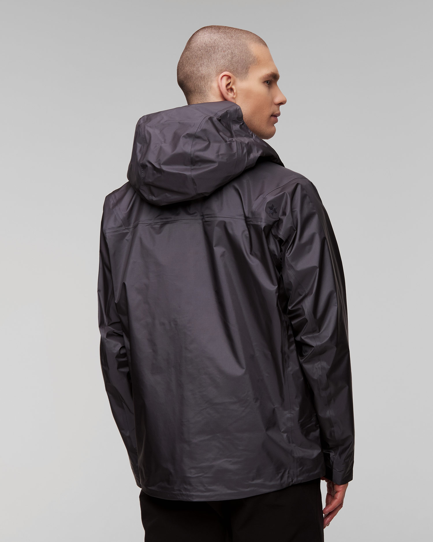 Veste à membrane gris foncé pour hommes Goldwin GORE-TEX 3L Aqua Tect Jacket