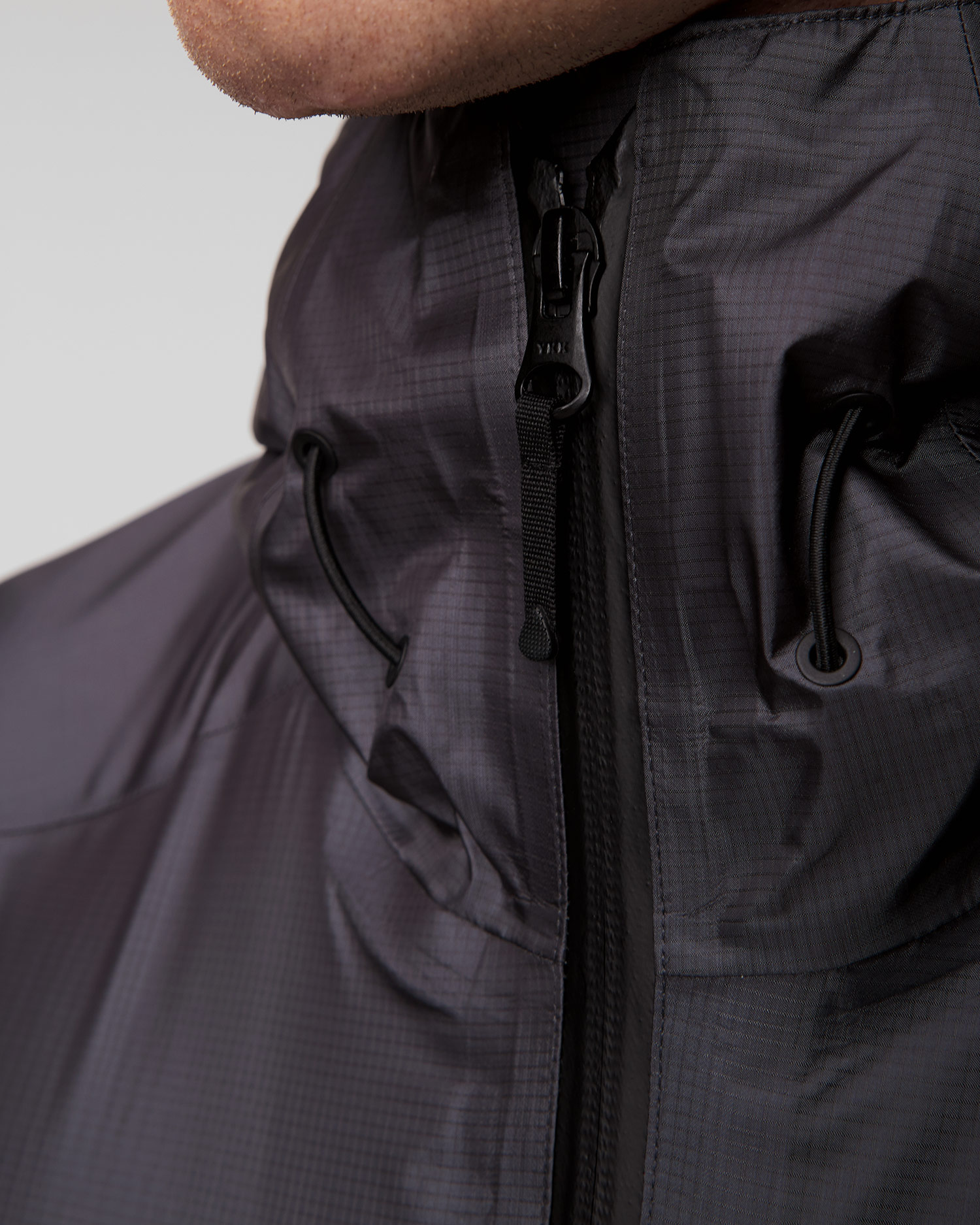 Veste à membrane gris foncé pour hommes Goldwin GORE-TEX 3L Aqua Tect Jacket
