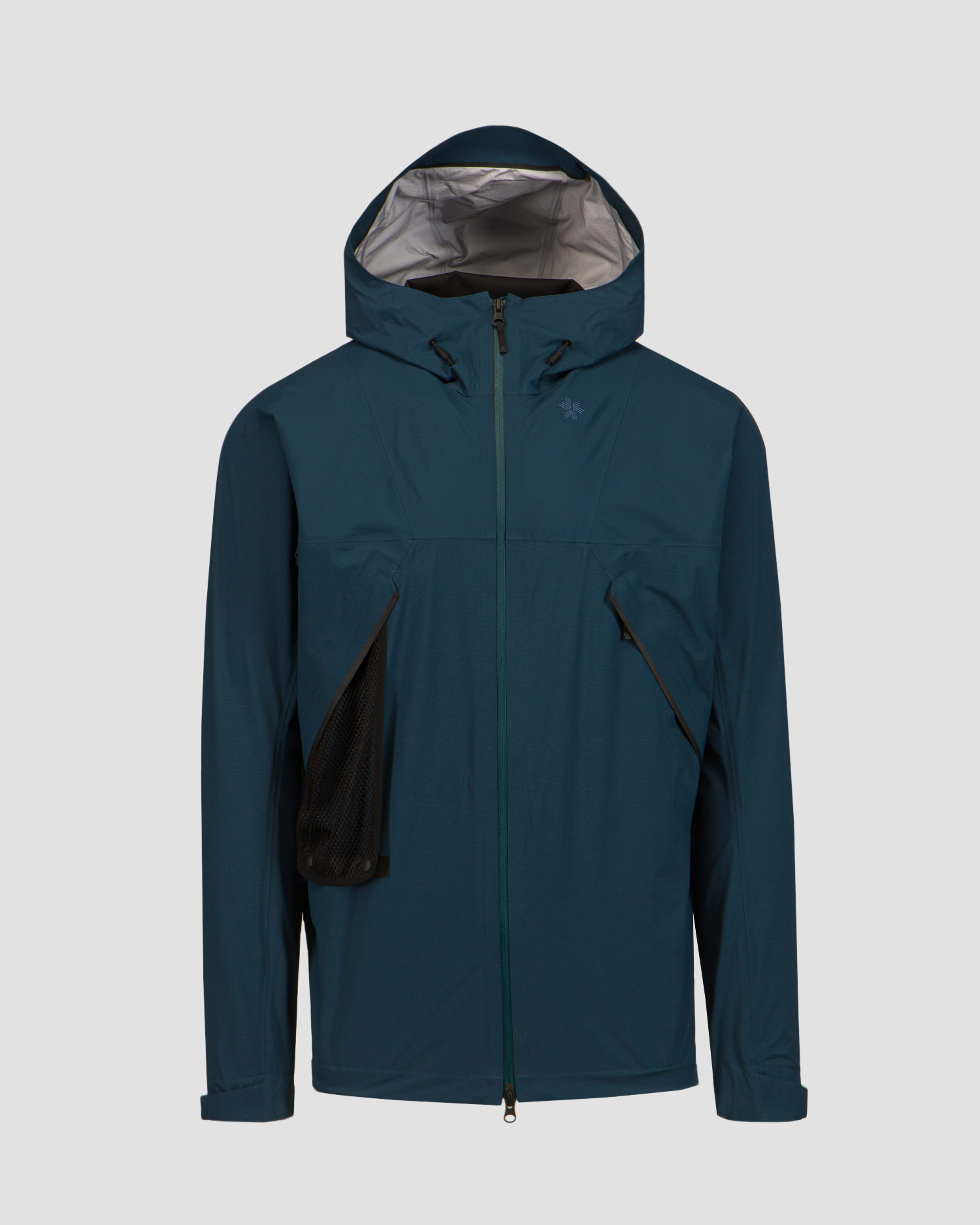 Veste d'alpinisme bleu marine pour hommes Goldwin PERTEX SHIELD AIR Mountaineering Jacket