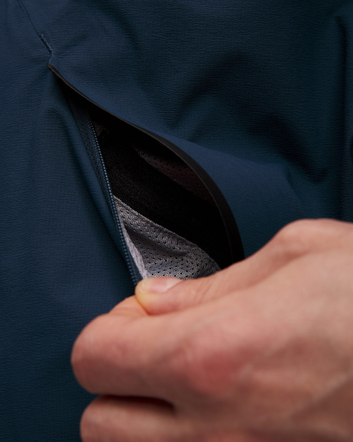 Pánska tmavomodrá skialpinistická bunda Goldwin PERTEX SHIELD AIR Mountaineering Jacket