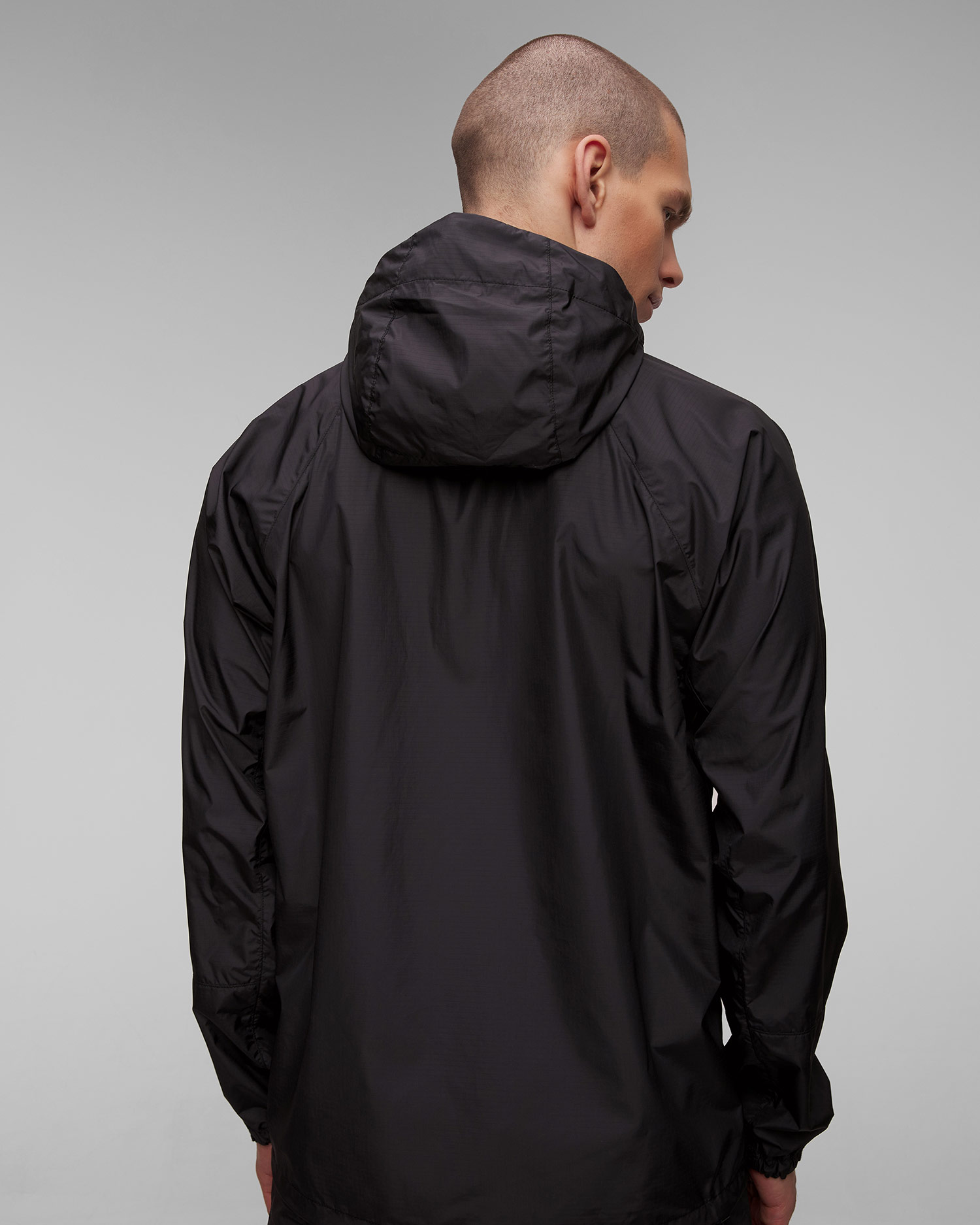 Veste noire pour hommes Goldwin Rip-stop Light Jacket