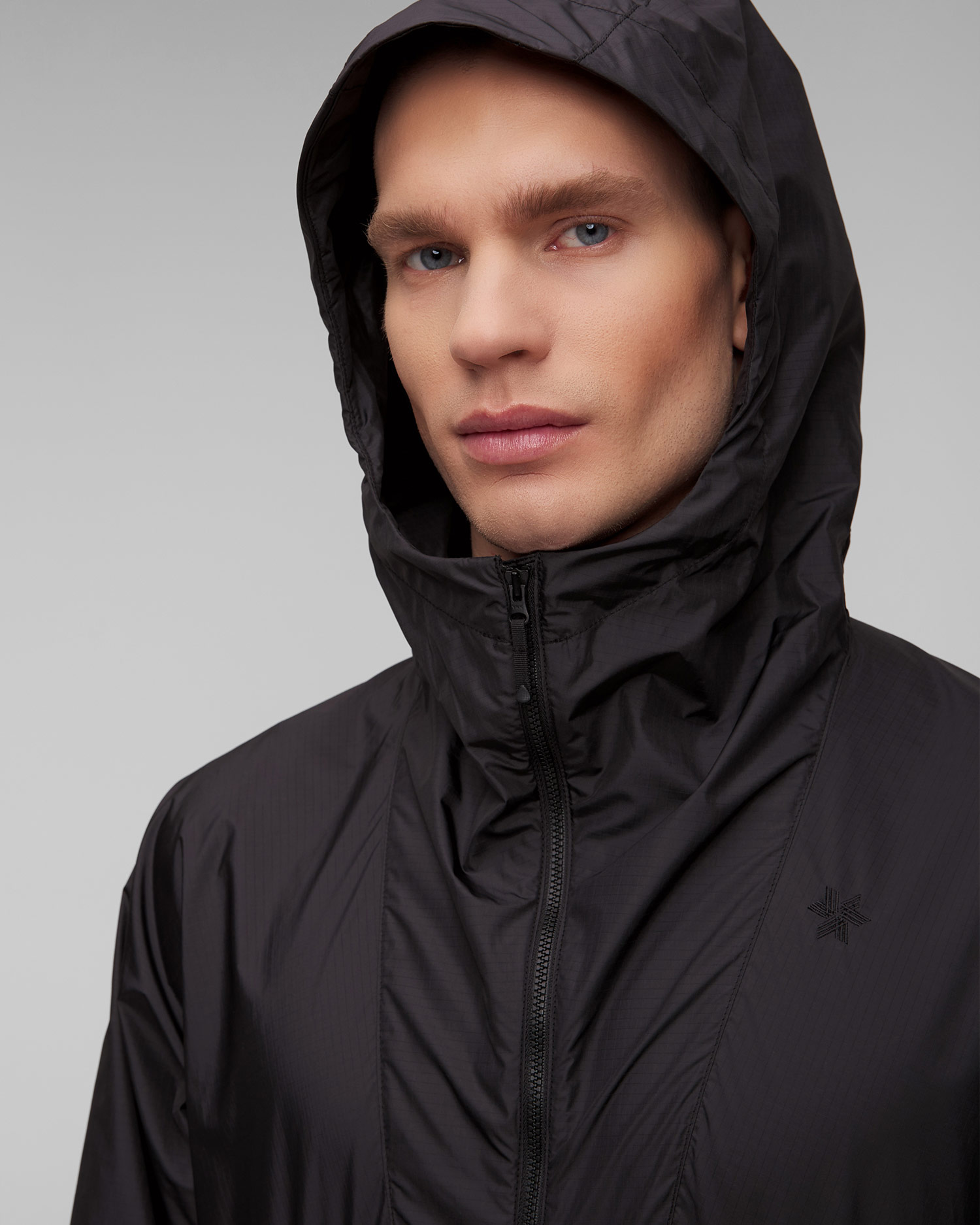 Veste noire pour hommes Goldwin Rip-stop Light Jacket