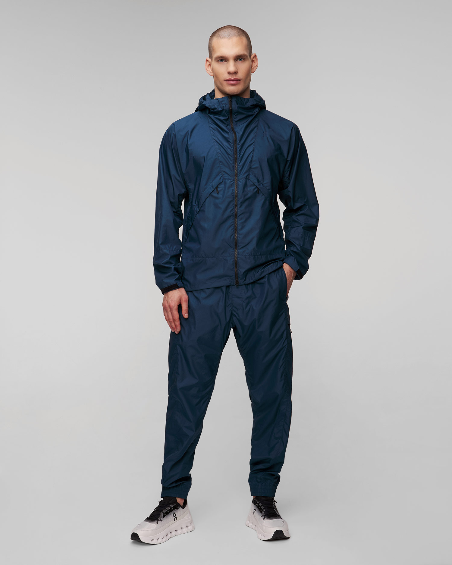 Veste bleu marine pour hommes Goldwin Rip-stop Light Jacket