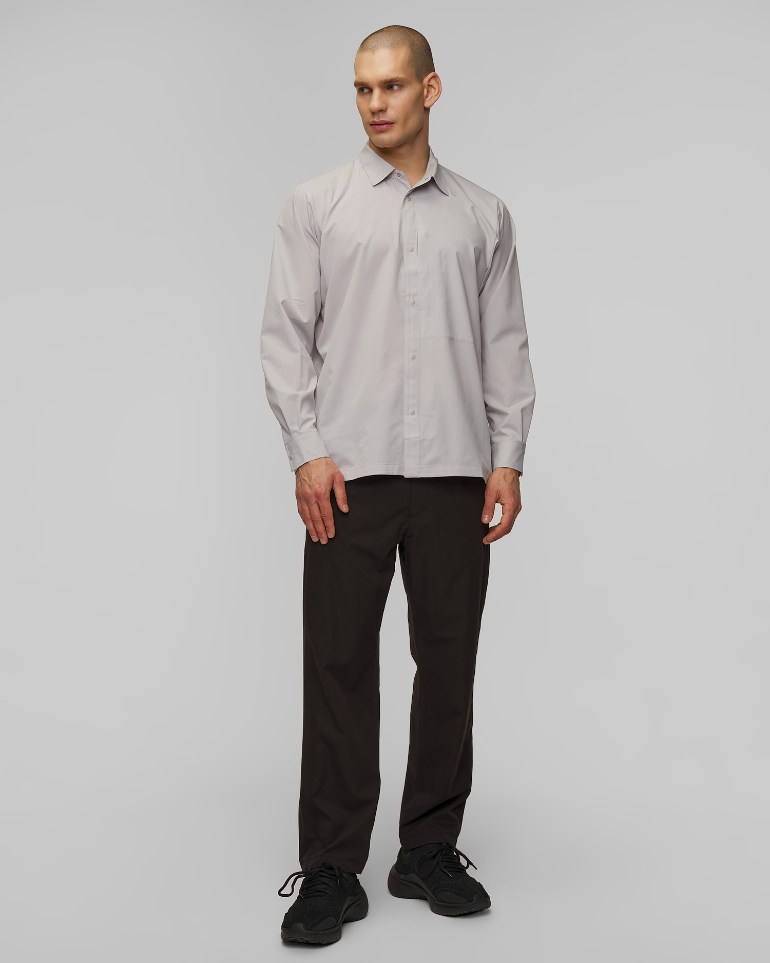 Chemise grise pour hommes Goldwin All Direction Light Hike Shirt