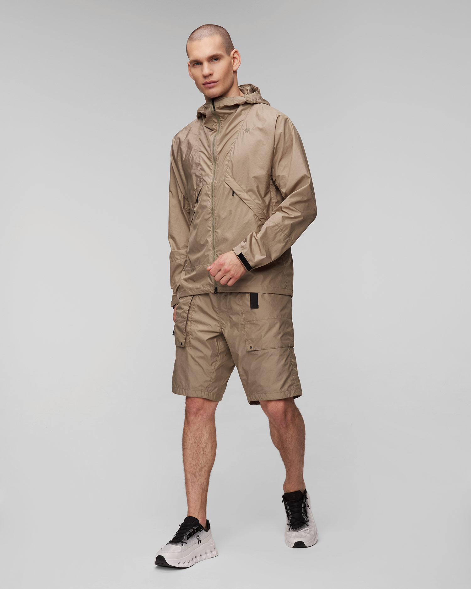 Short beige pour hommes Goldwin Rip-stop Light Cargo Shorts