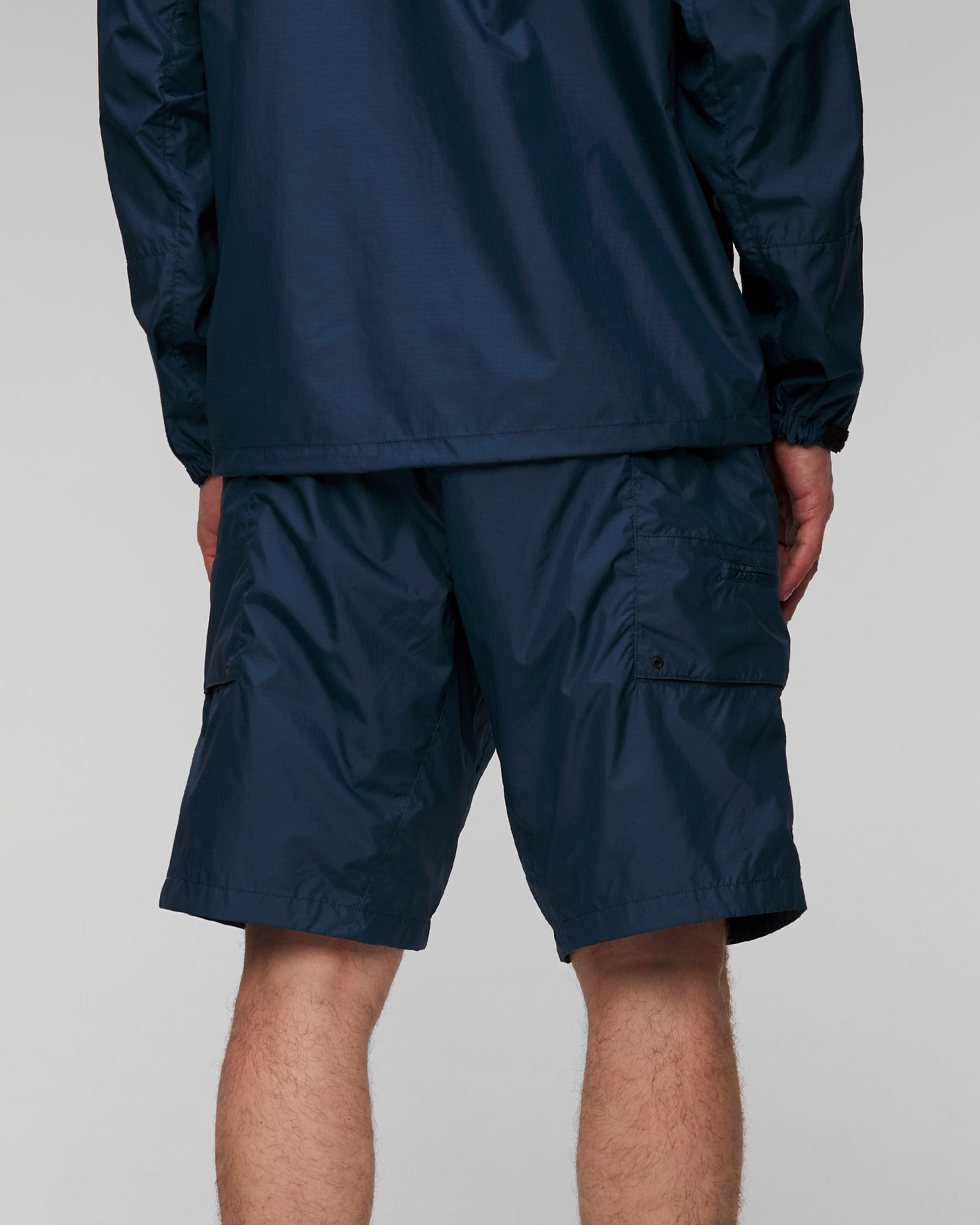 Short bleu marine pour hommes Goldwin Rip-stop Light Cargo Shorts