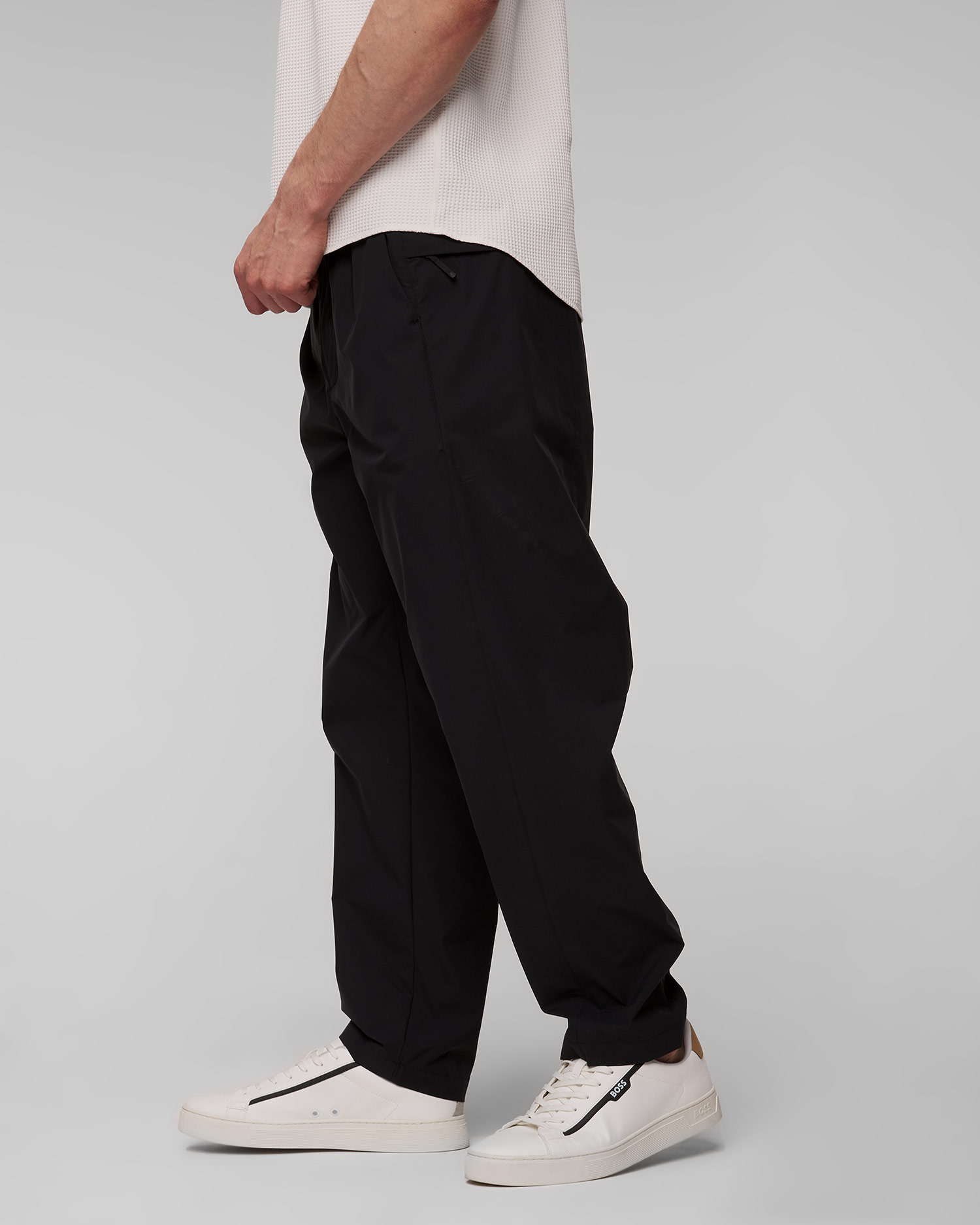 Pantalon noir pour hommes Goldwin All Direction Stretch Tapered Pants