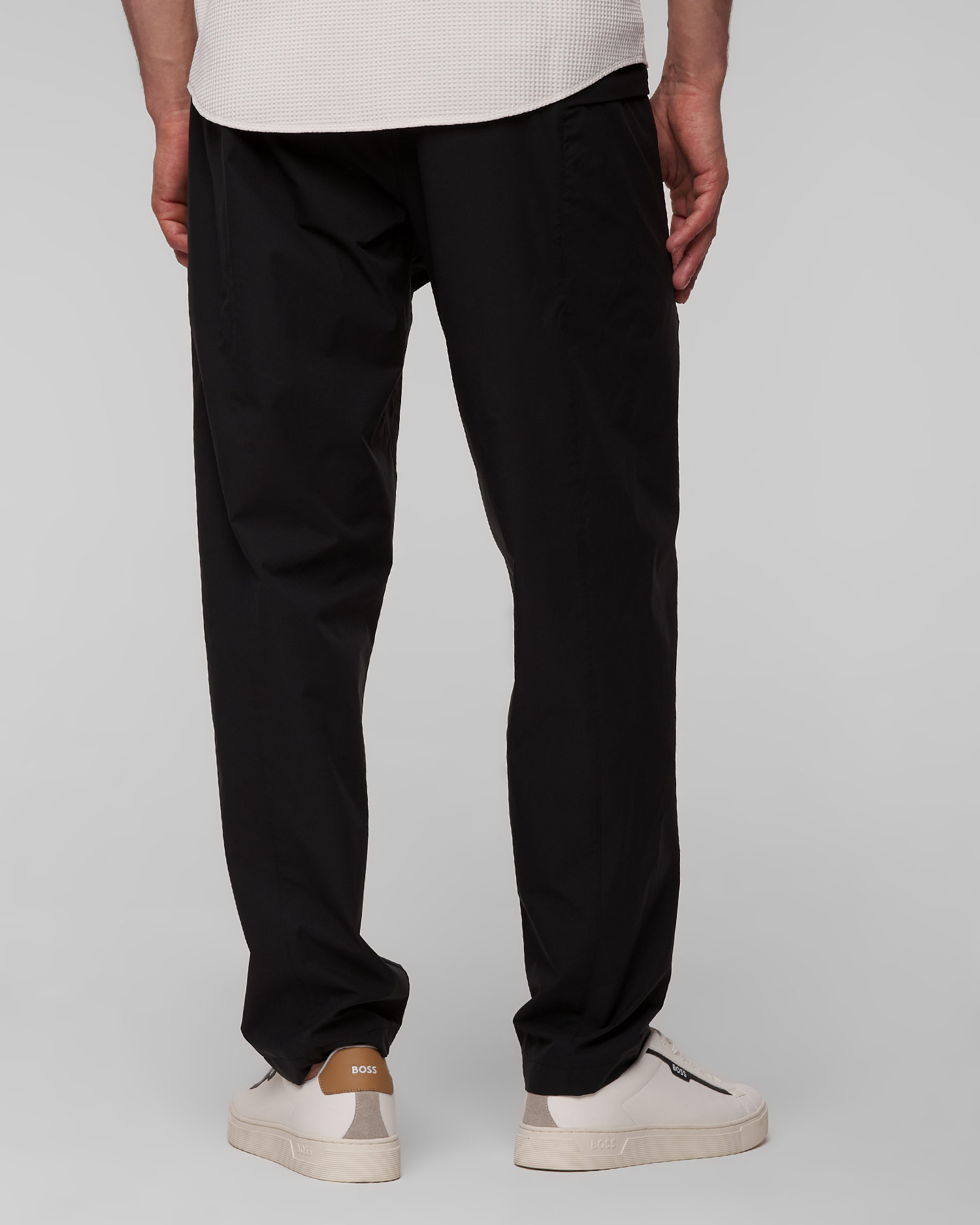 Pantalon noir pour hommes Goldwin All Direction Stretch Tapered Pants