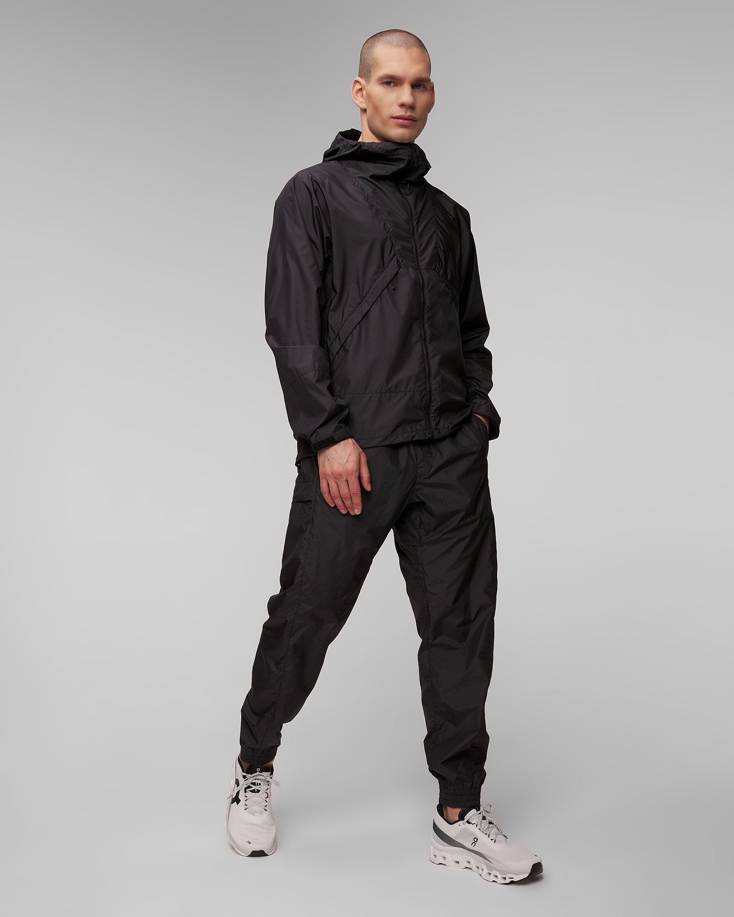 Pantalon noir pour hommes Goldwin Rip-stop Light Hike Pants