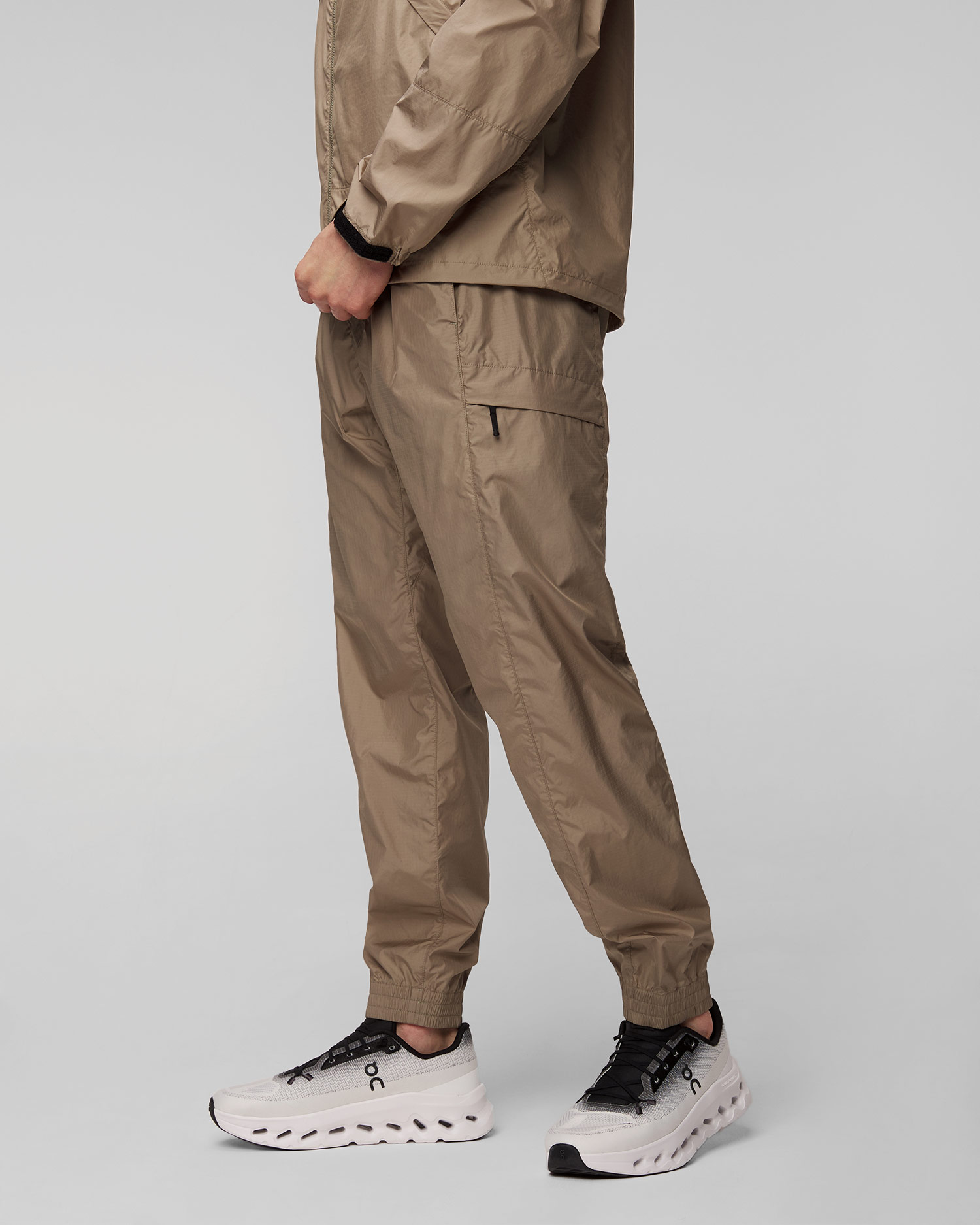 Pantalon beige pour hommes Goldwin Rip-stop Light Hike Pants