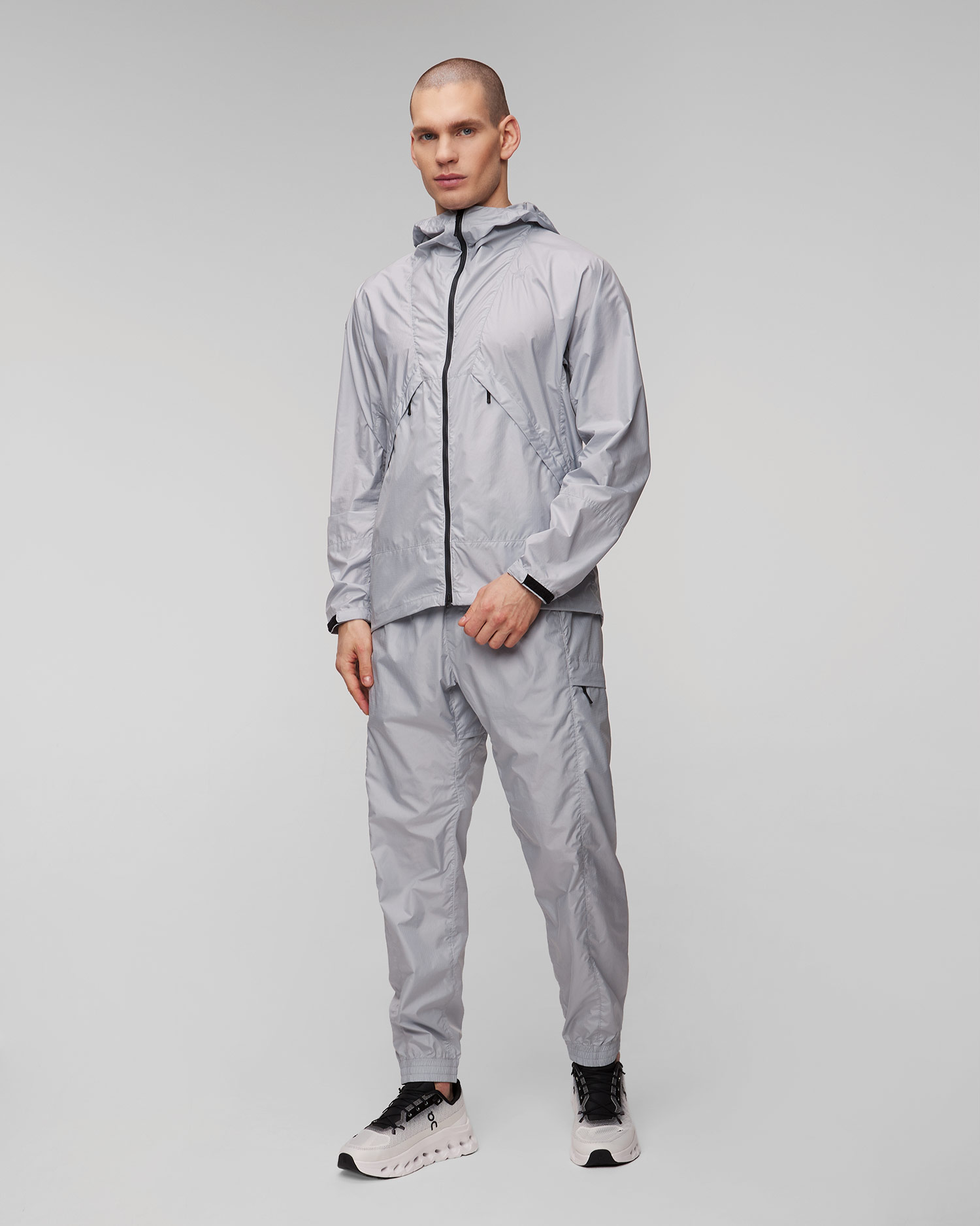 Pantalon gris pour hommes Goldwin Rip-stop Light Hike Pants