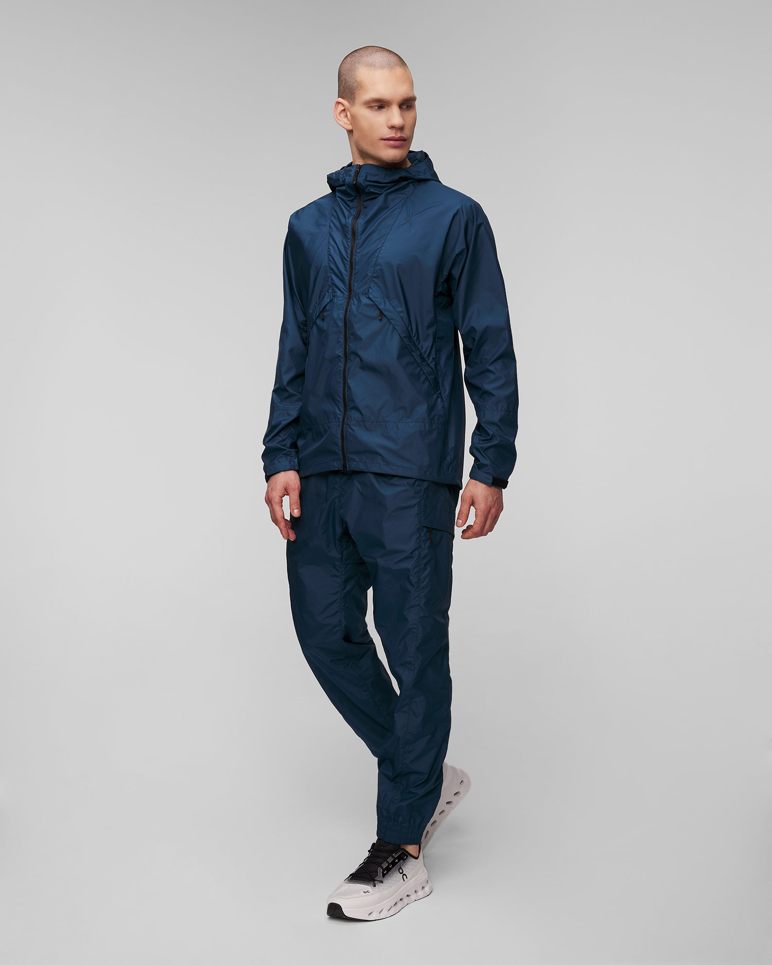 Pantalon bleu marine pour hommes Goldwin Rip-stop Light Hike Pants