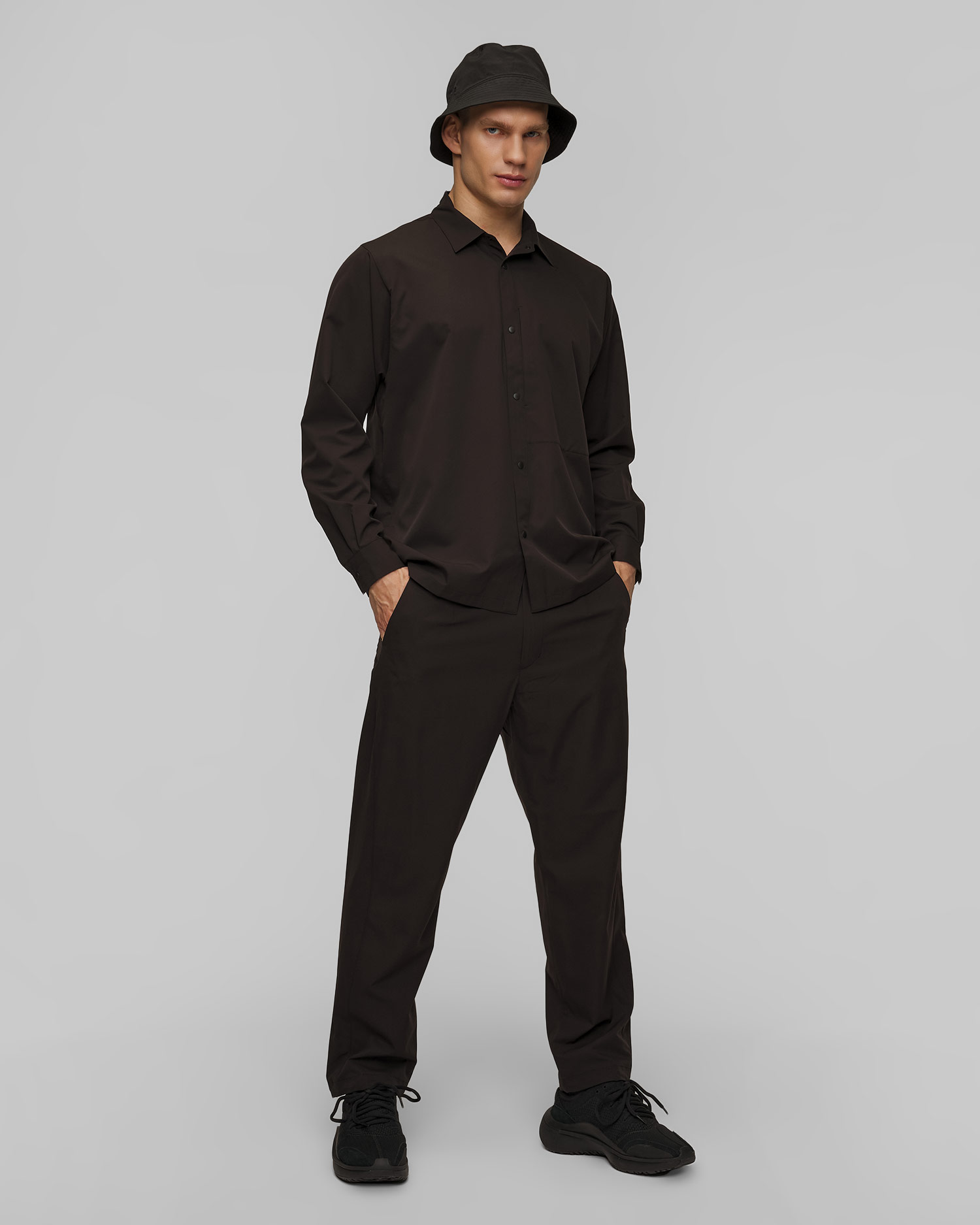 Spodnie męskie Goldwin All Direction Light Narrow Hike Pants czarne