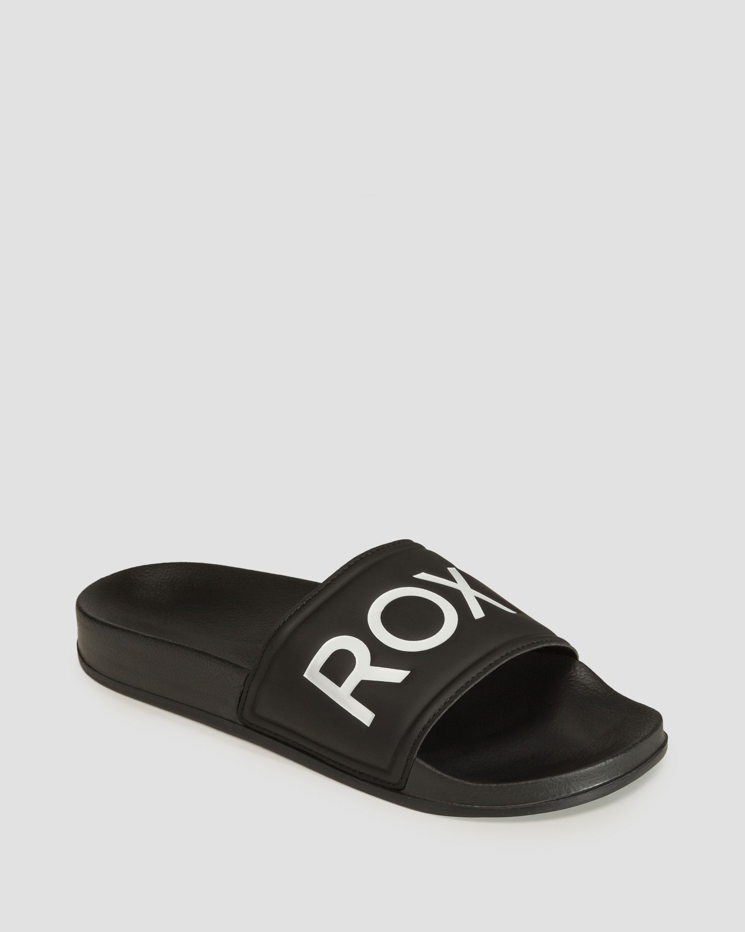 Tongs de plage noires Roxy Slippy II