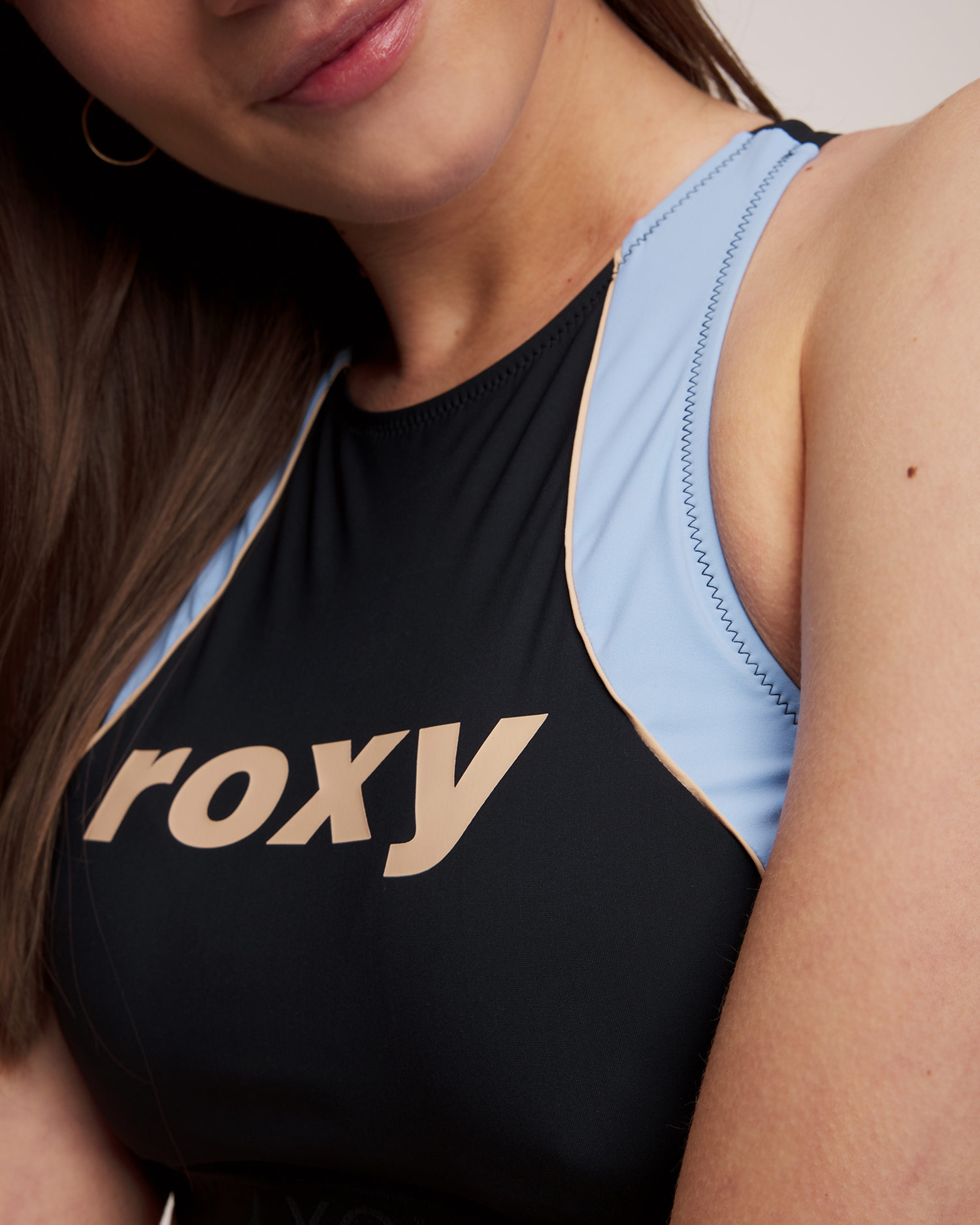 Crop top kąpielowy Roxy Active