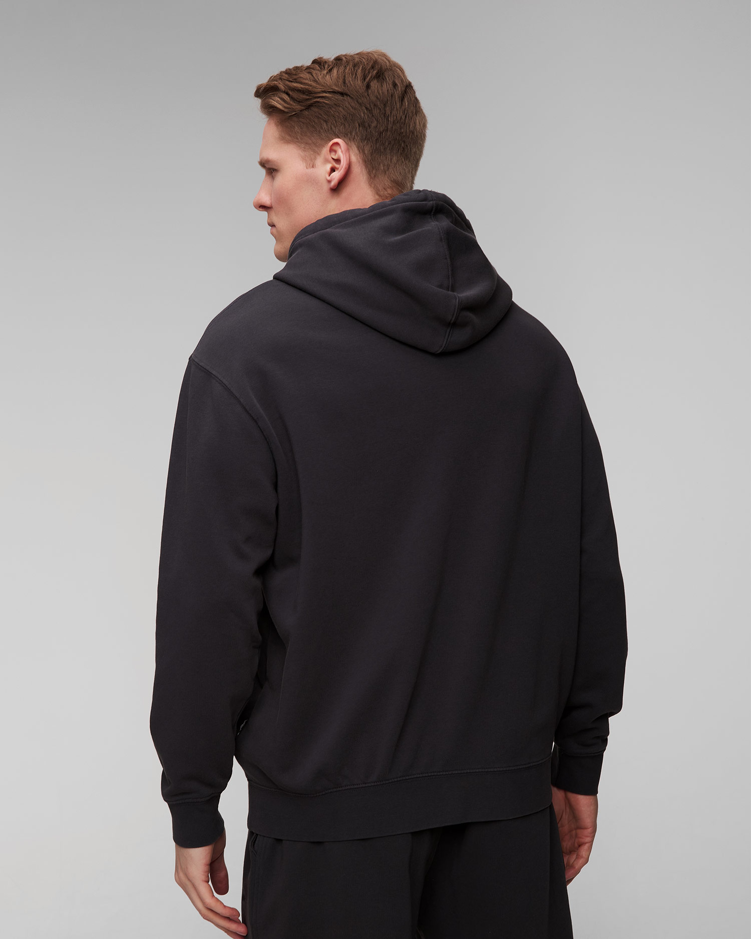 Pánska čierna mikina Quiksilver Salt Water Hoodie