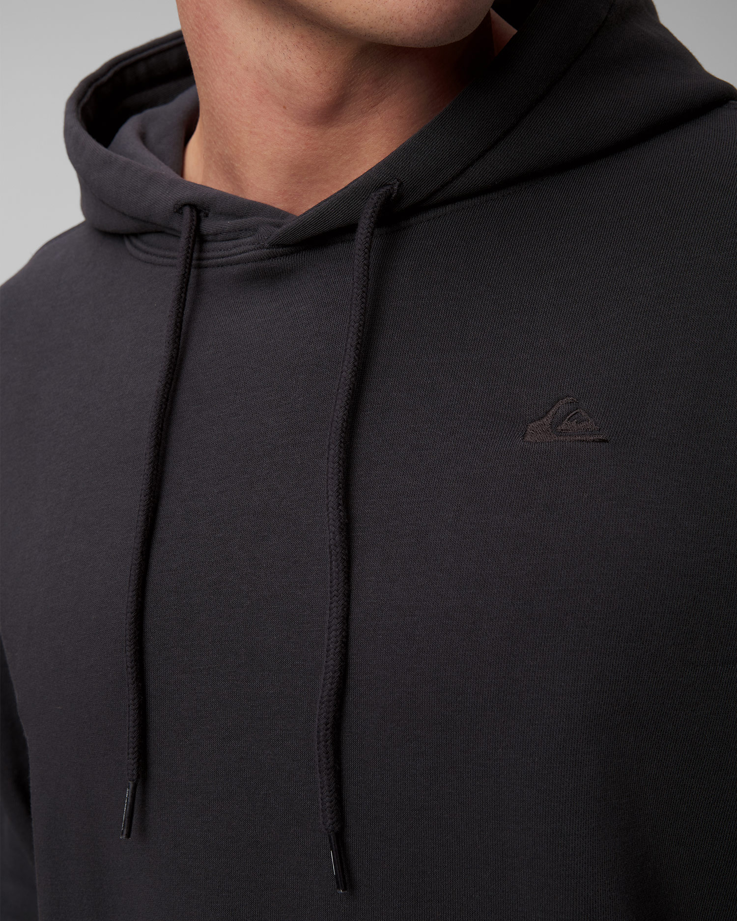 Pánska čierna mikina Quiksilver Salt Water Hoodie
