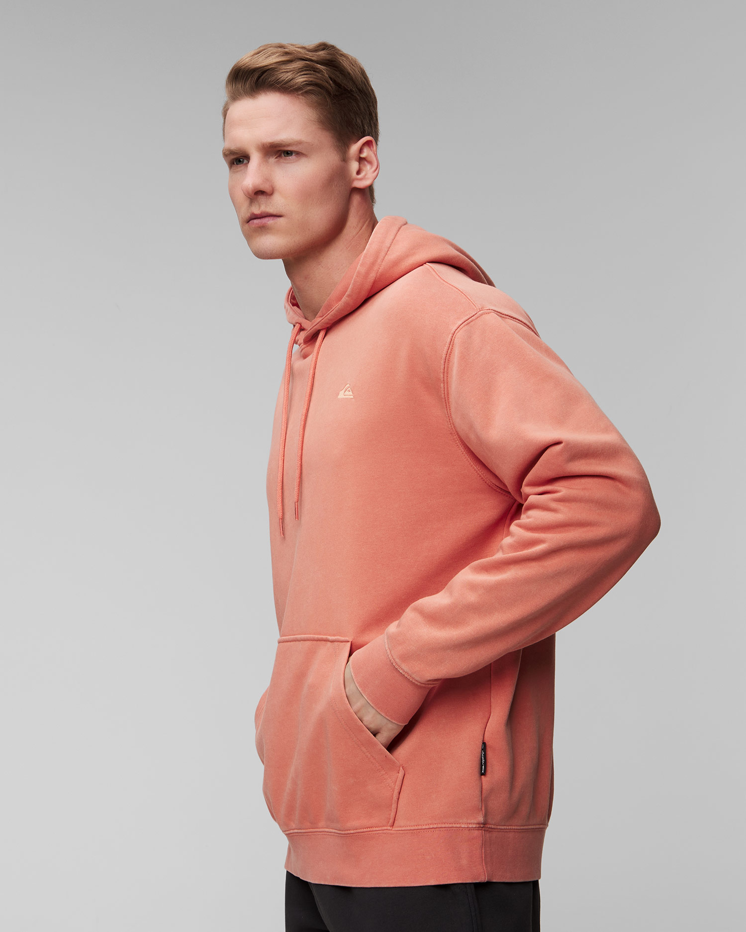Pánska oranžová mikina Quiksilver Salt Water Hoodie