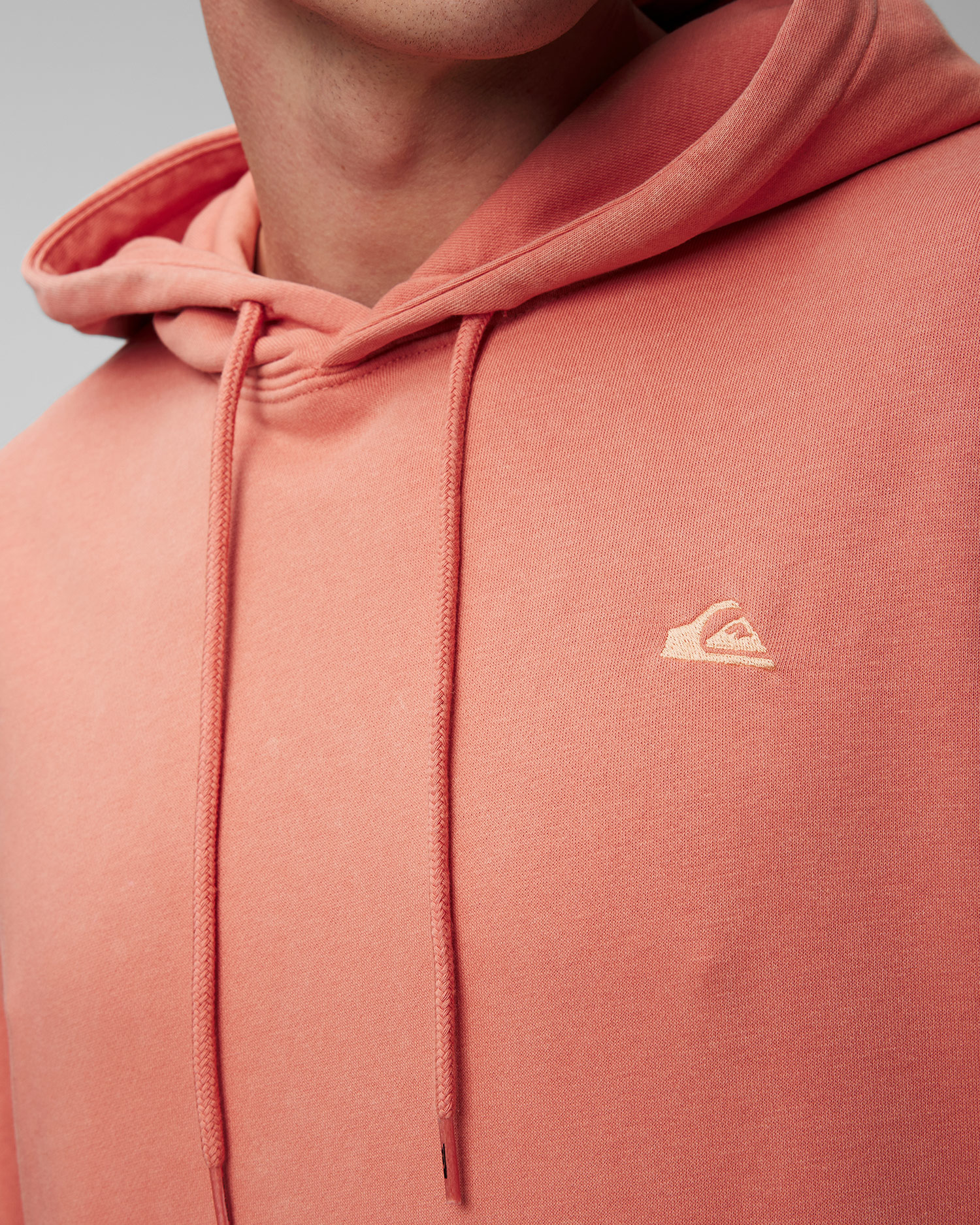 Pánska oranžová mikina Quiksilver Salt Water Hoodie