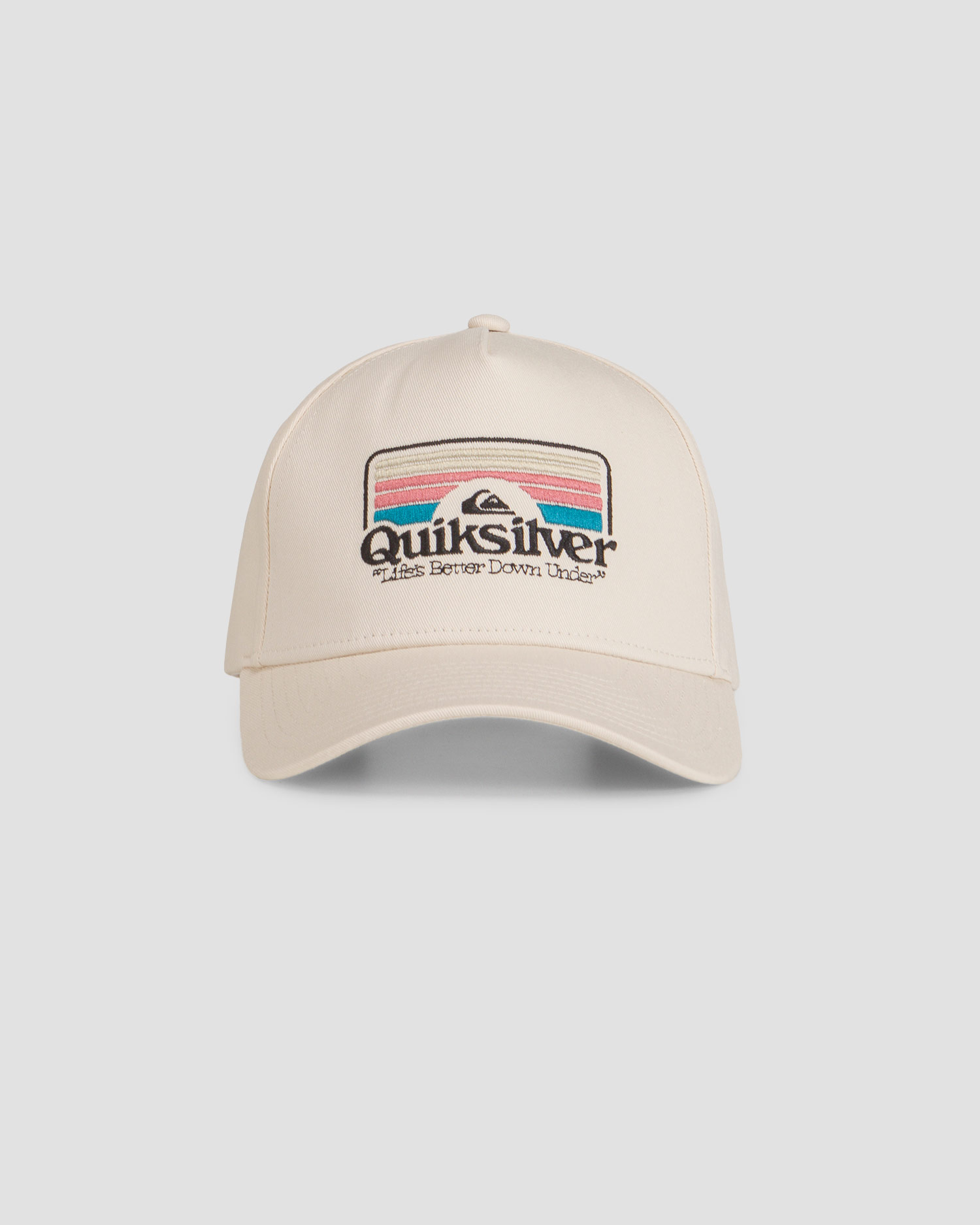 Șapcă bej pentru bărbați Quiksilver Step Inside Cap Sprt