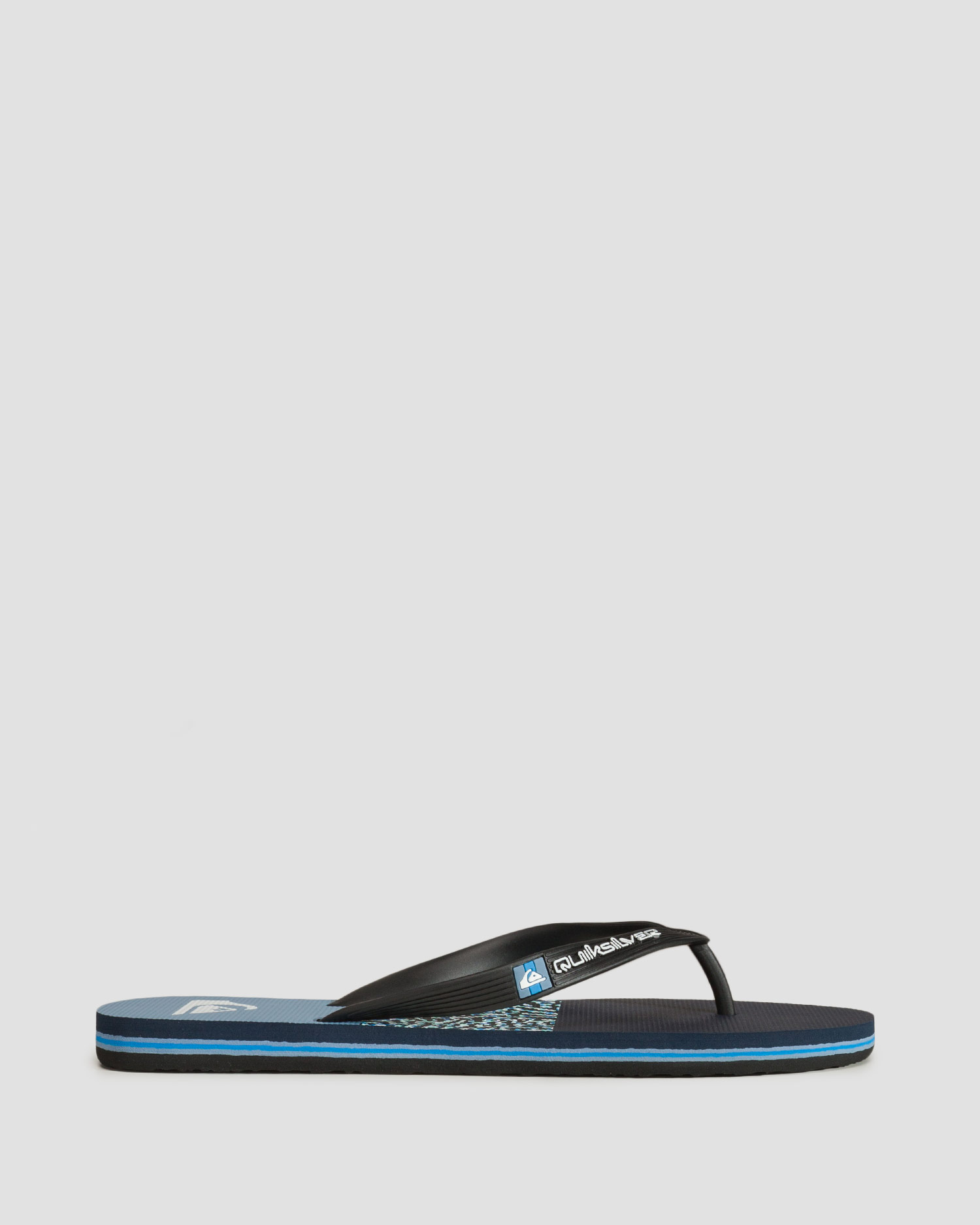 Pánske tmavomodré šľapky Quiksilver Molokai Stripe