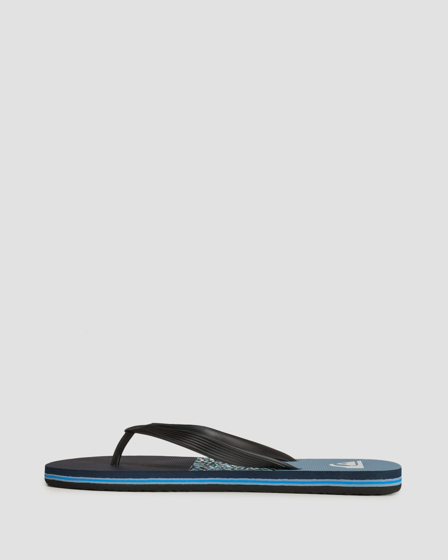 Pánske tmavomodré šľapky Quiksilver Molokai Stripe
