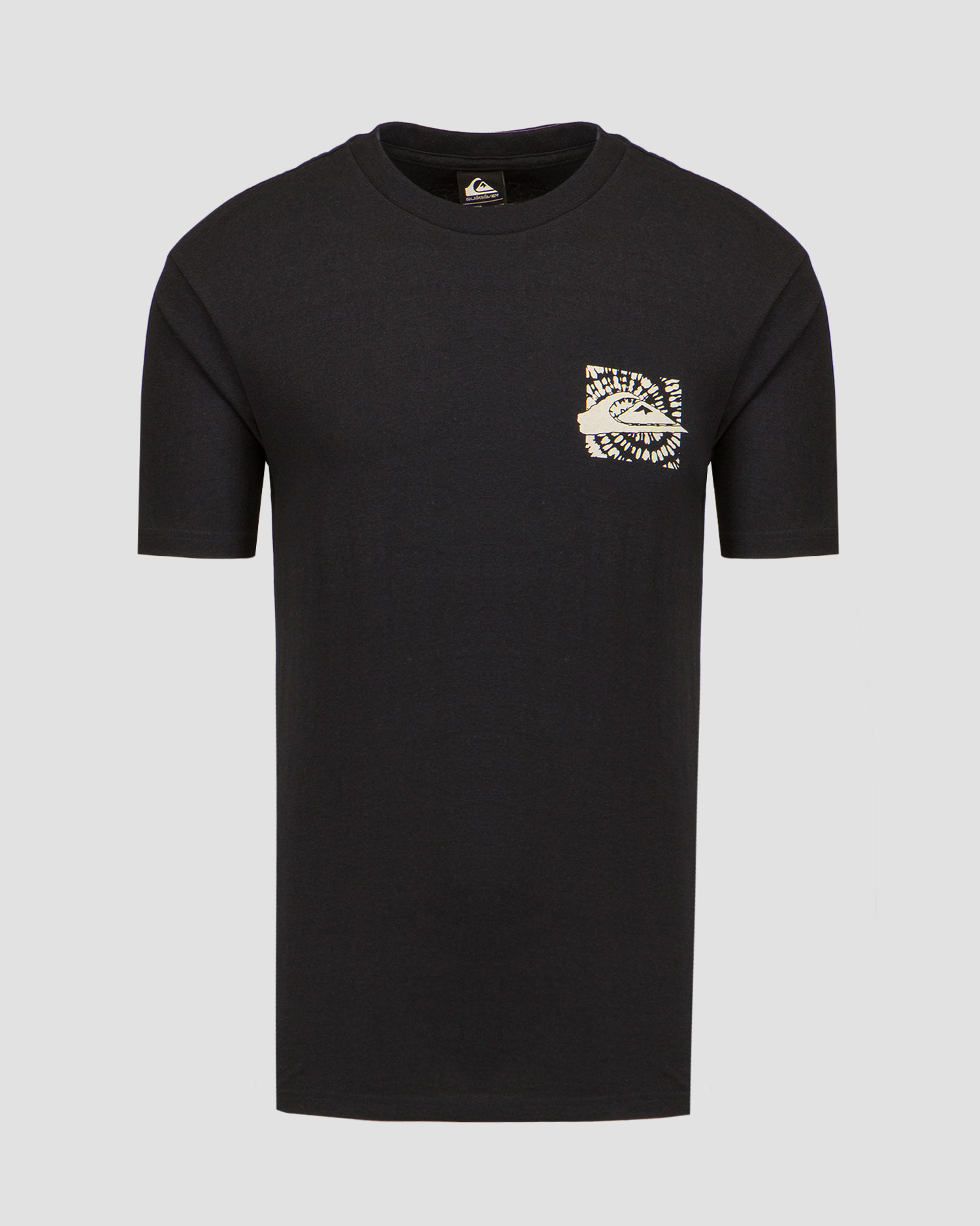 Pánske čierne tričko Quiksilver Hurricane alebo Hippie Moe
