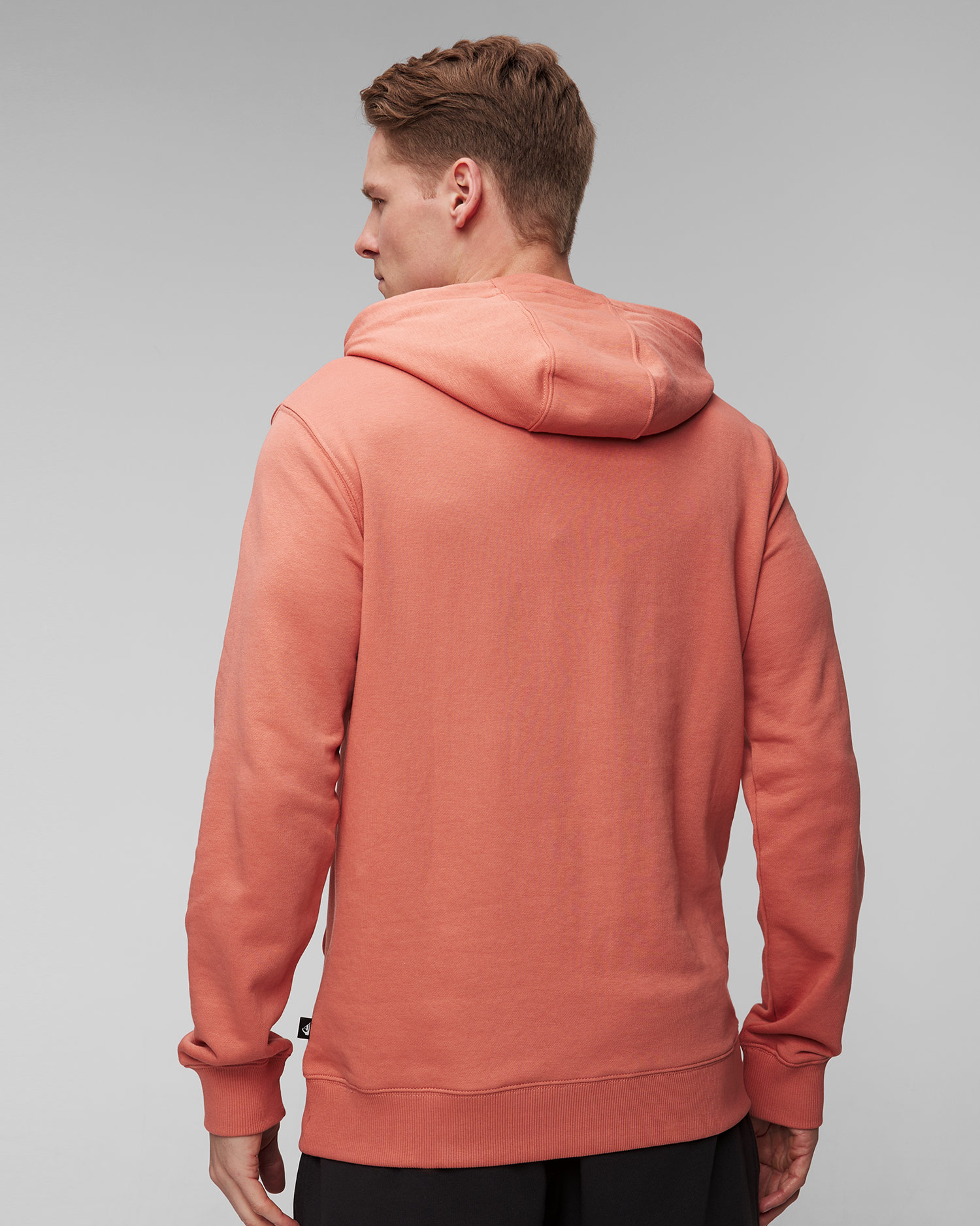 Pánska oranžová mikina Quiksilver Tradesmith Hoodie