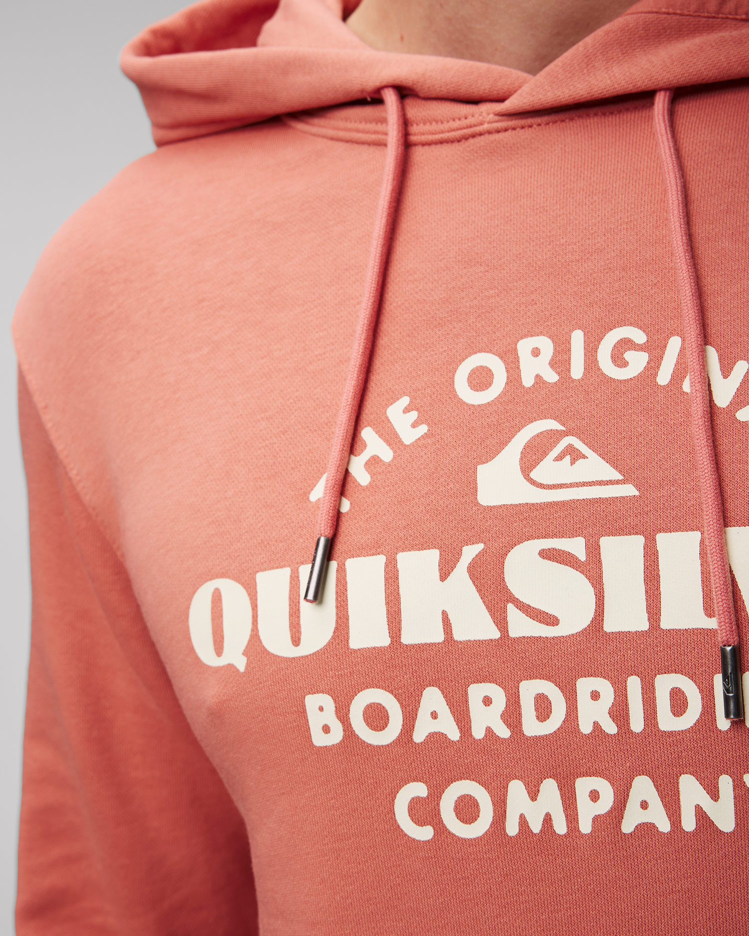 Pánska oranžová mikina Quiksilver Tradesmith Hoodie